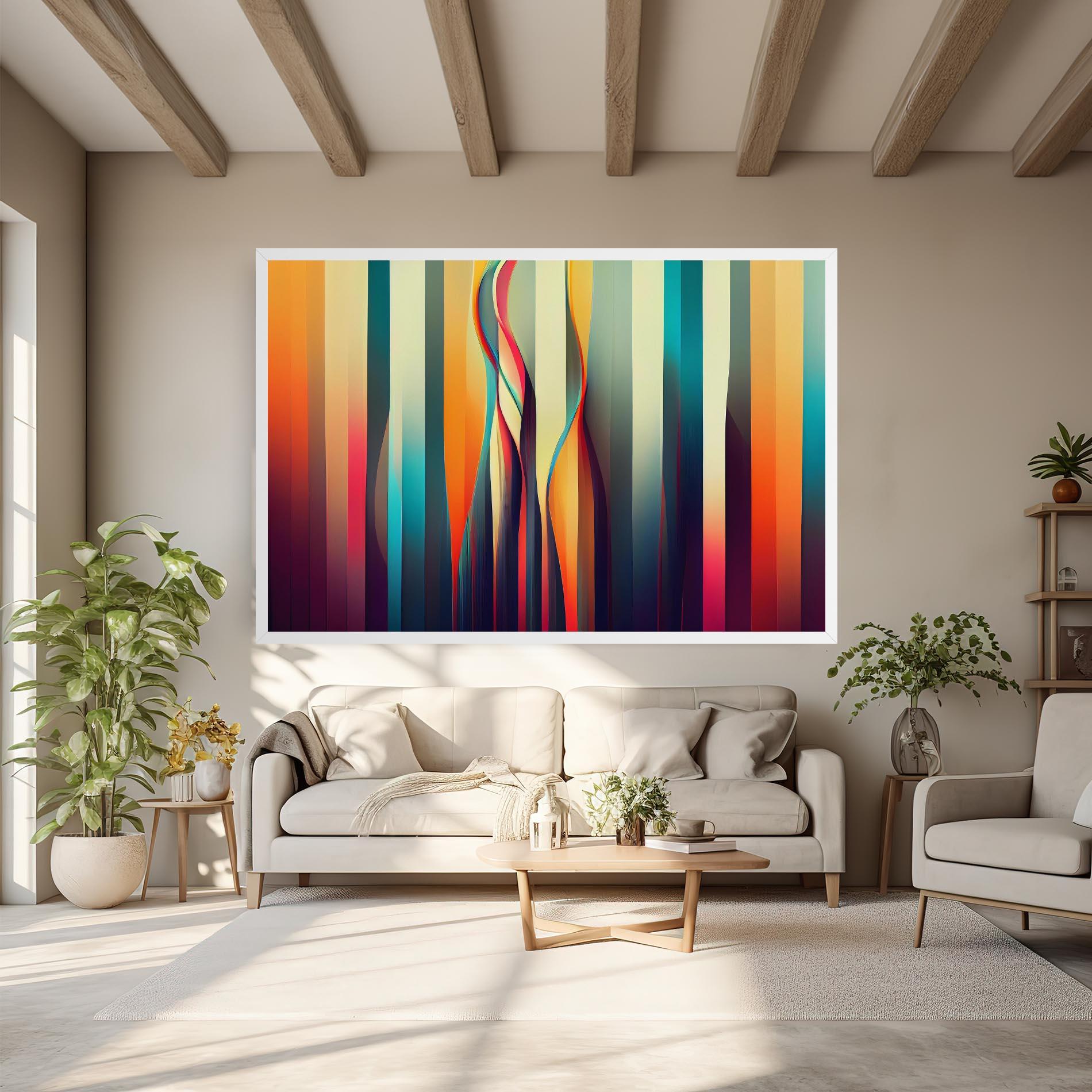 Tablou Canvas Colorful Geometric Background mockup 6