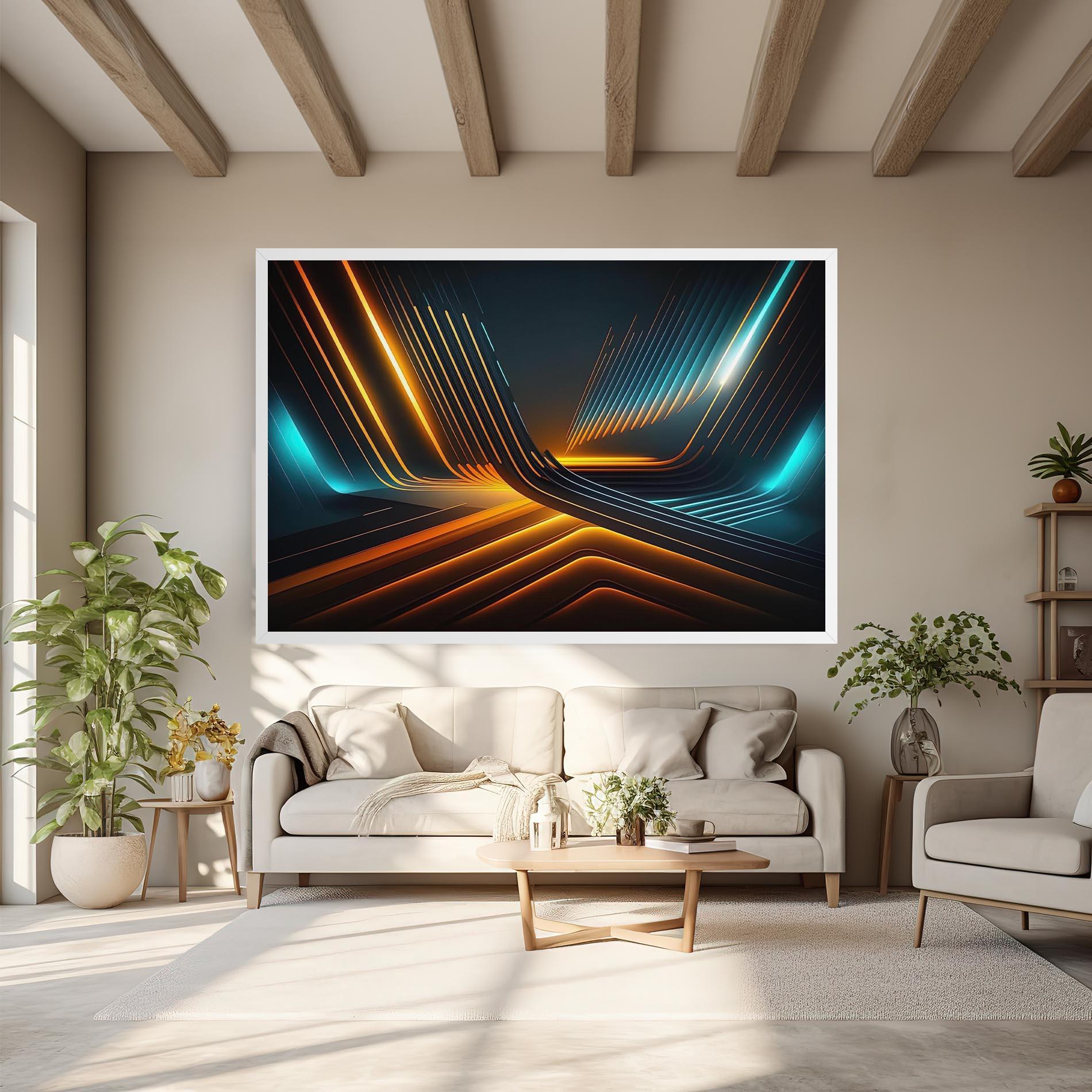 Tablou Canvas Futuristic Background mockup 6