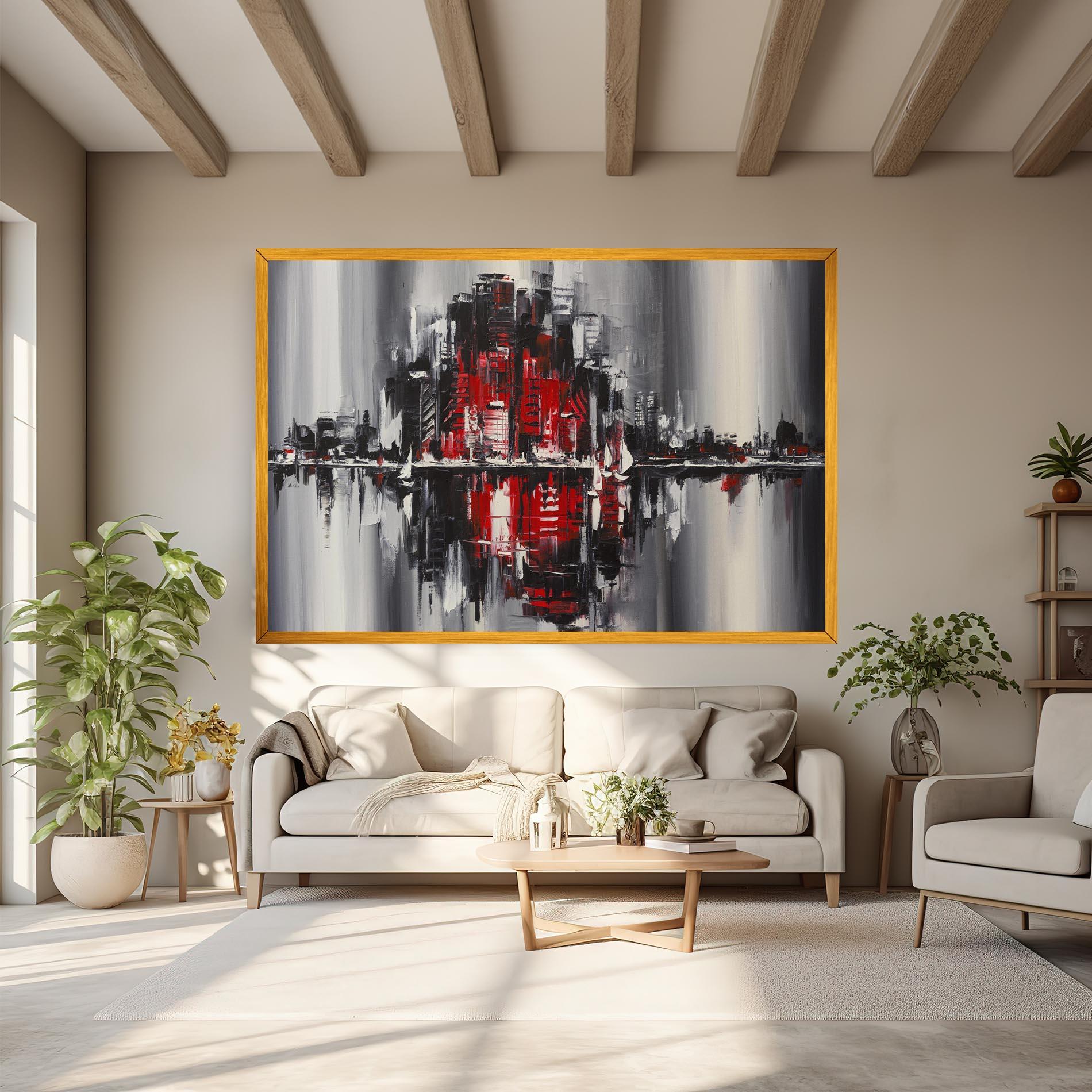 Tablou Canvas Cityscape mockup 6