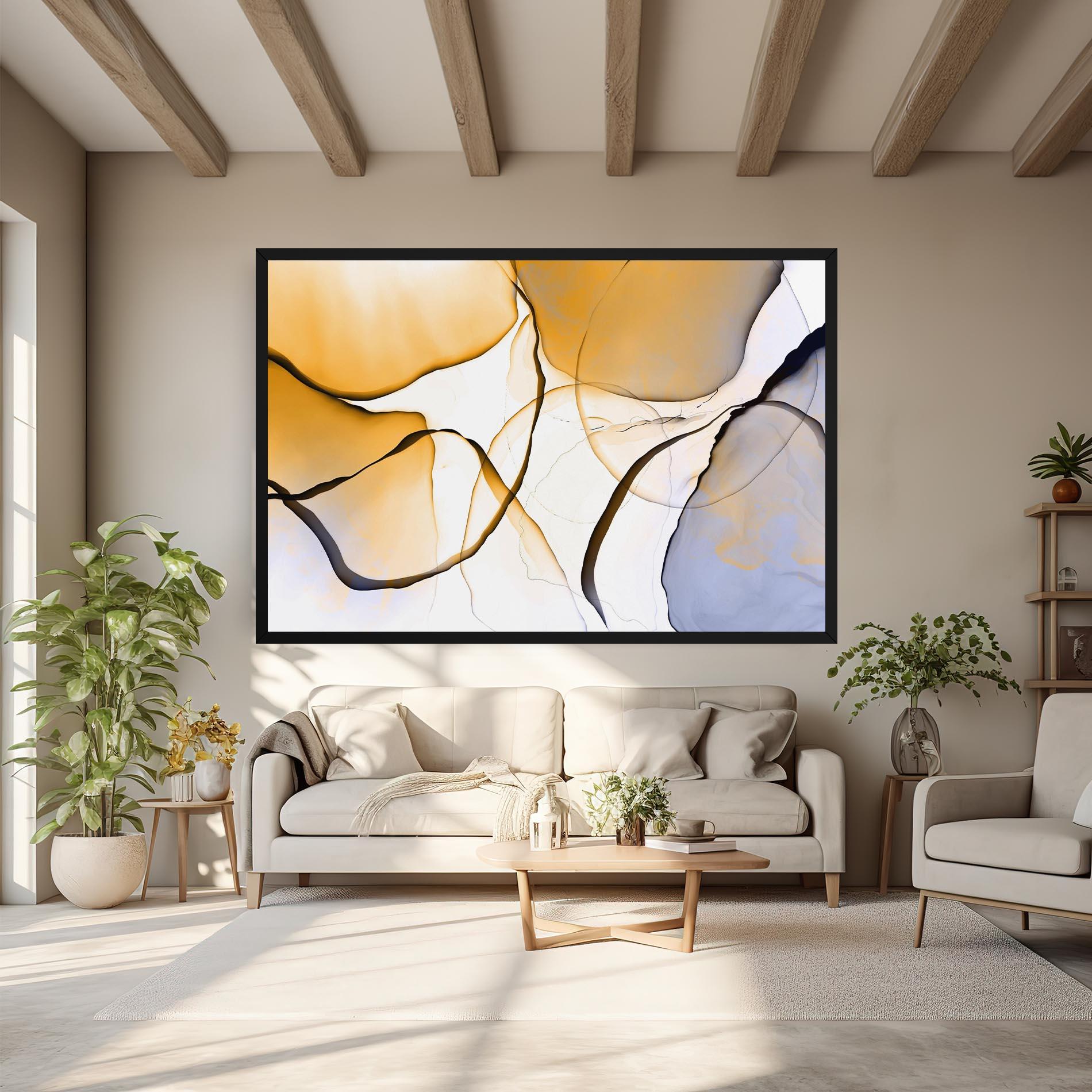 Tablou Canvas Abstract Alcohol Ink mockup 6