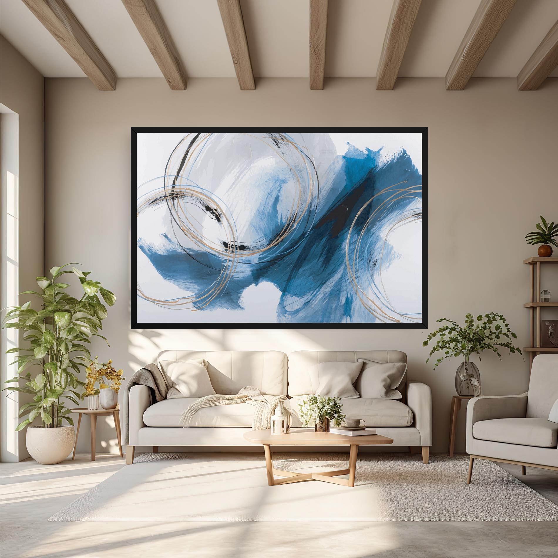Tablou Canvas Beautiful Abstract Painting mockup 6