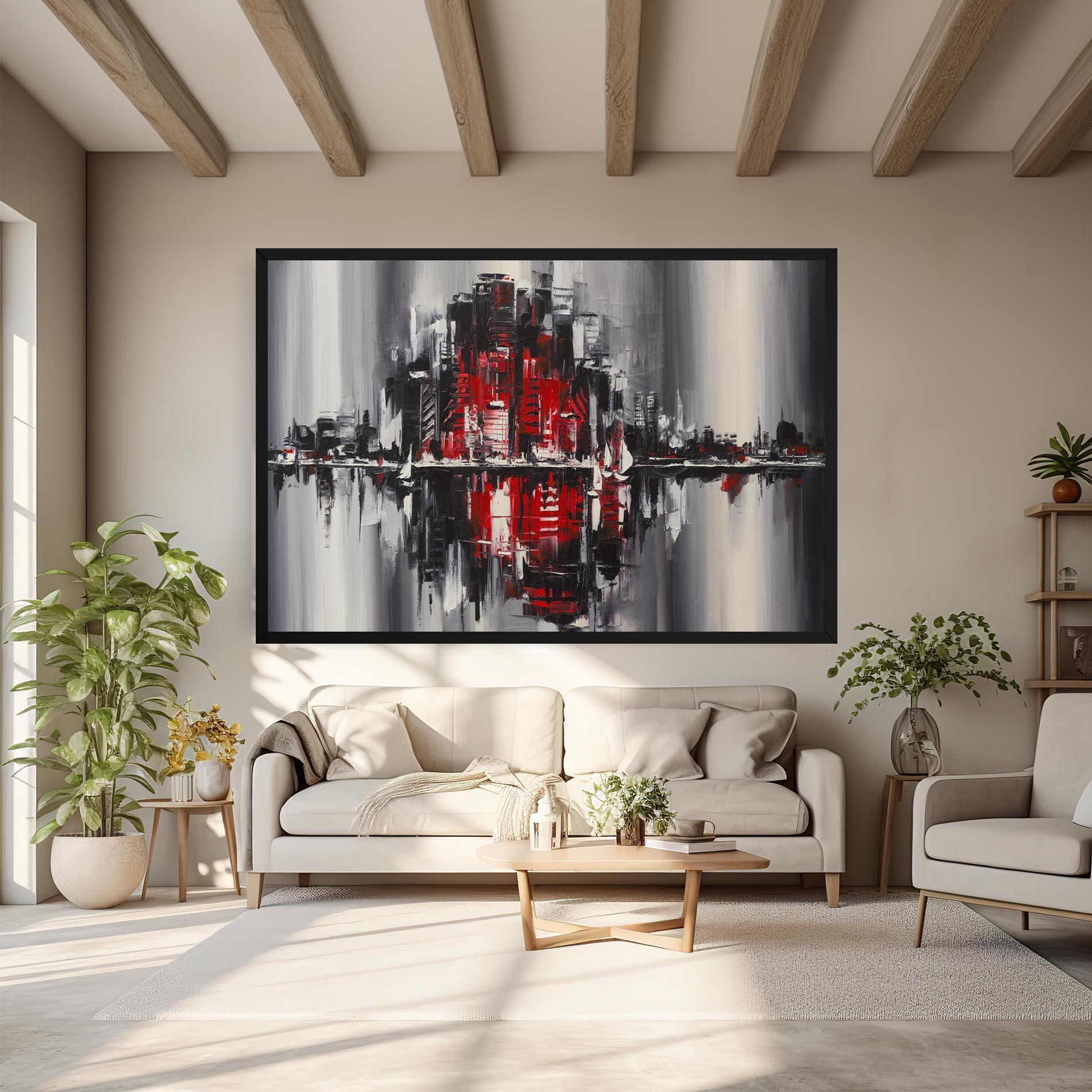 Tablou Canvas Cityscape mockup 6