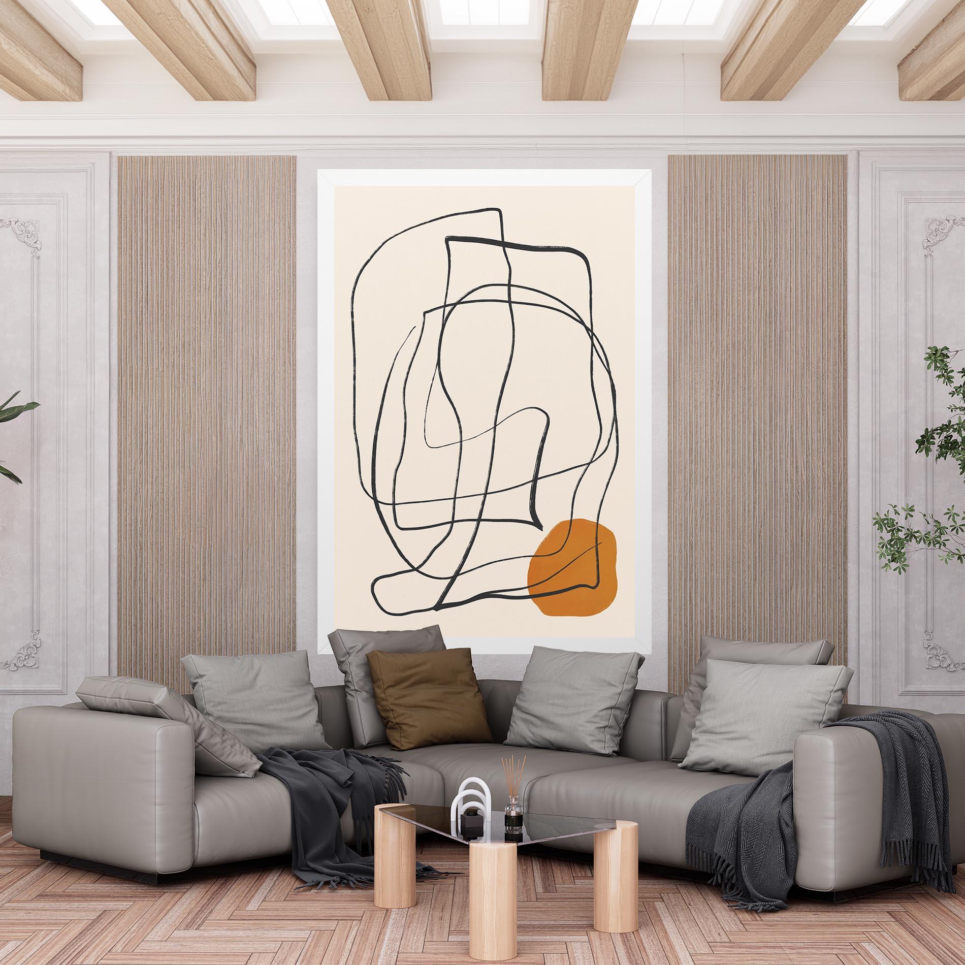 Tablou Canvas Handdrawn Lines mockup 6