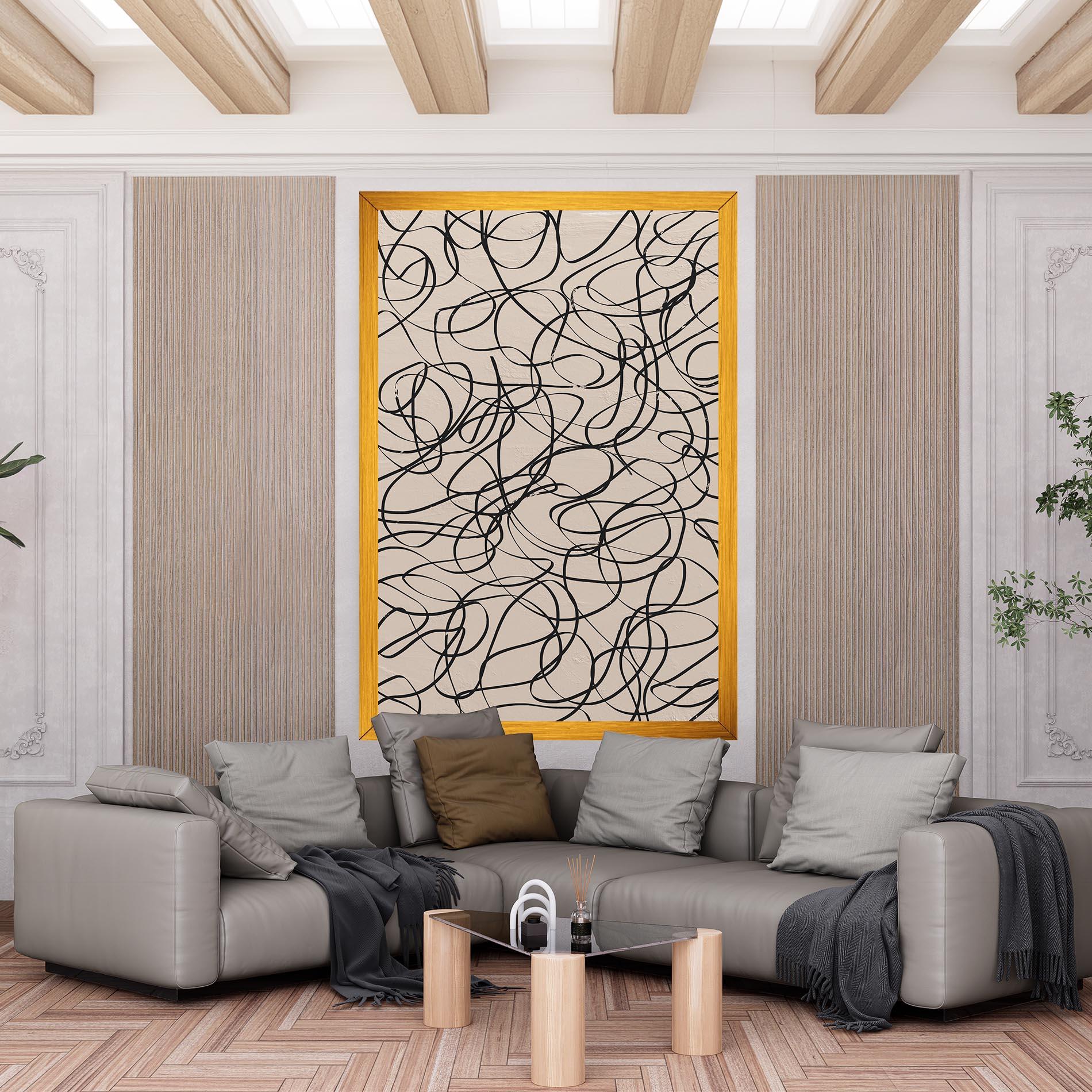 Tablou Canvas Hand Painted Pattern mockup 6