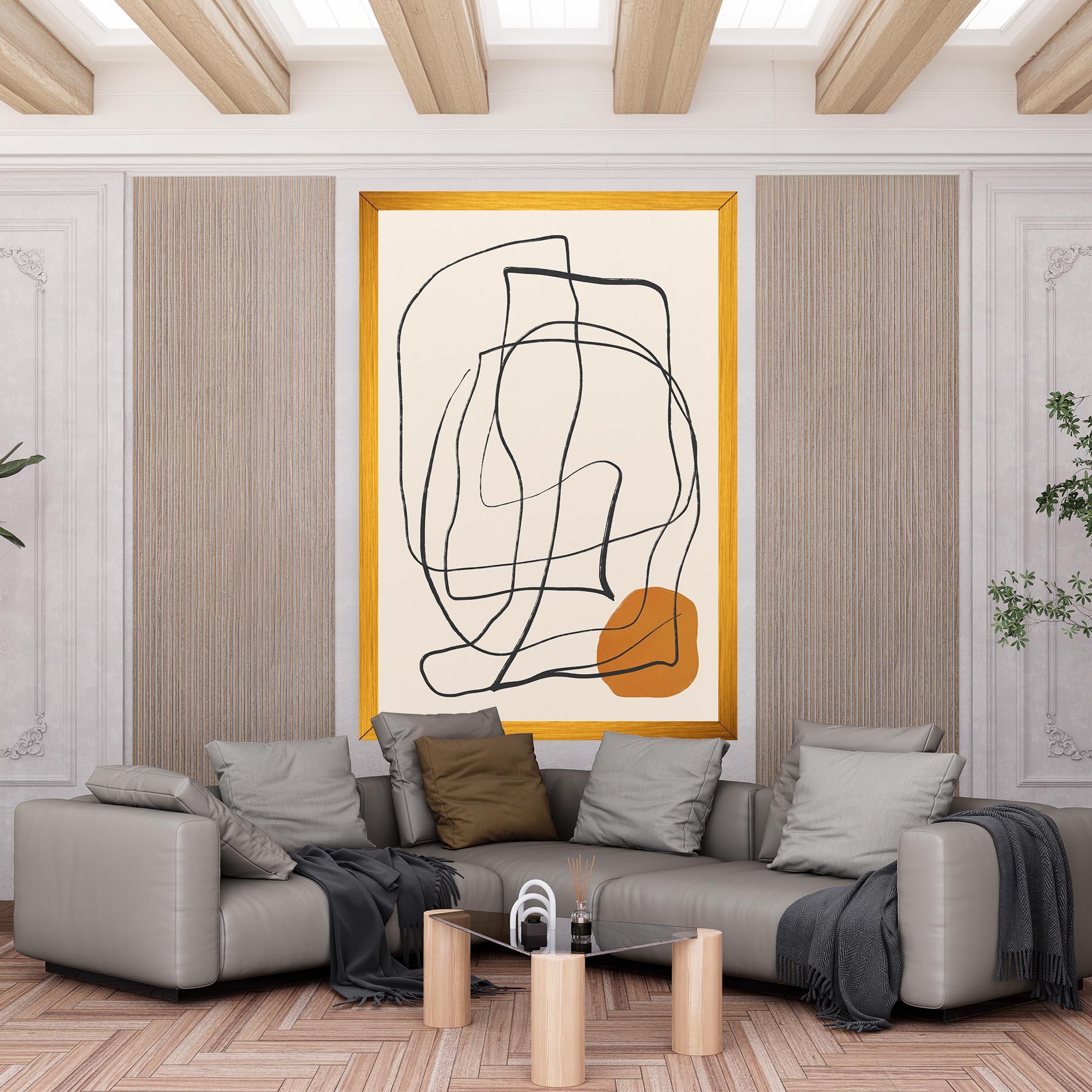 Tablou Canvas Handdrawn Lines mockup 6