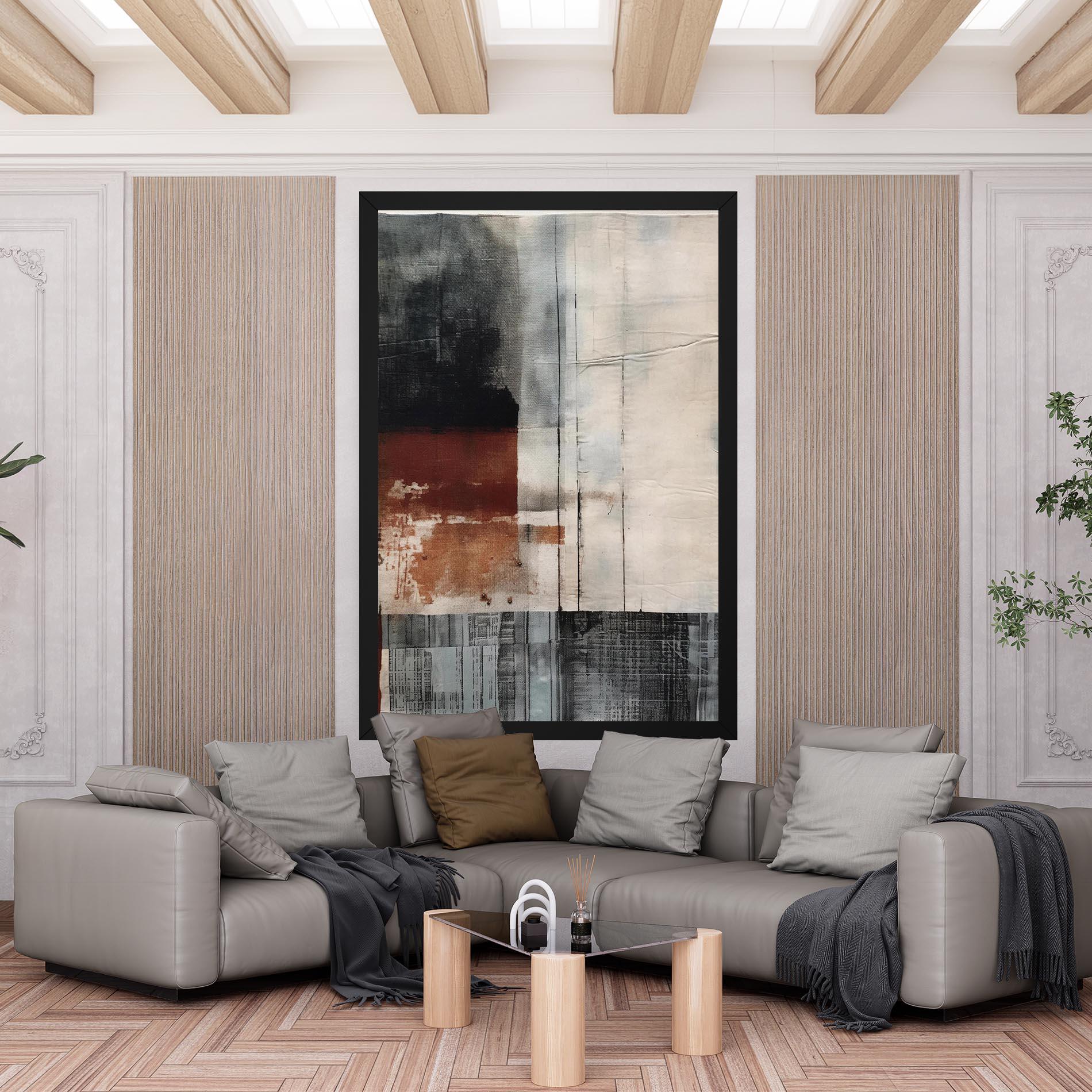 Tablou Canvas Abstract Painting mockup 6