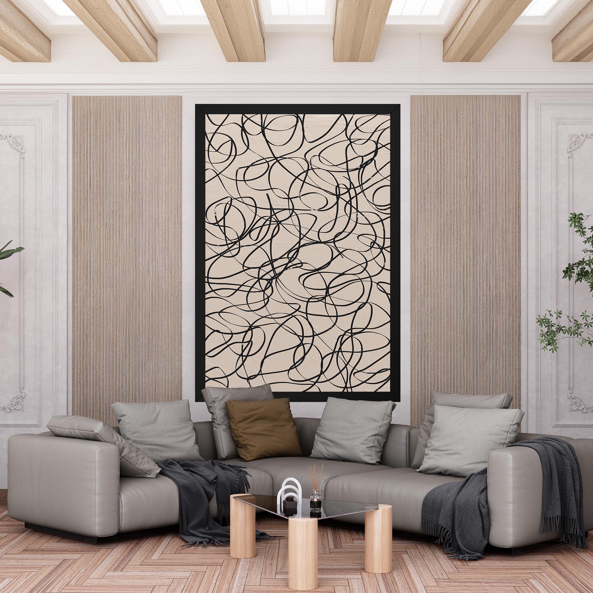 Tablou Canvas Hand Painted Pattern mockup 6