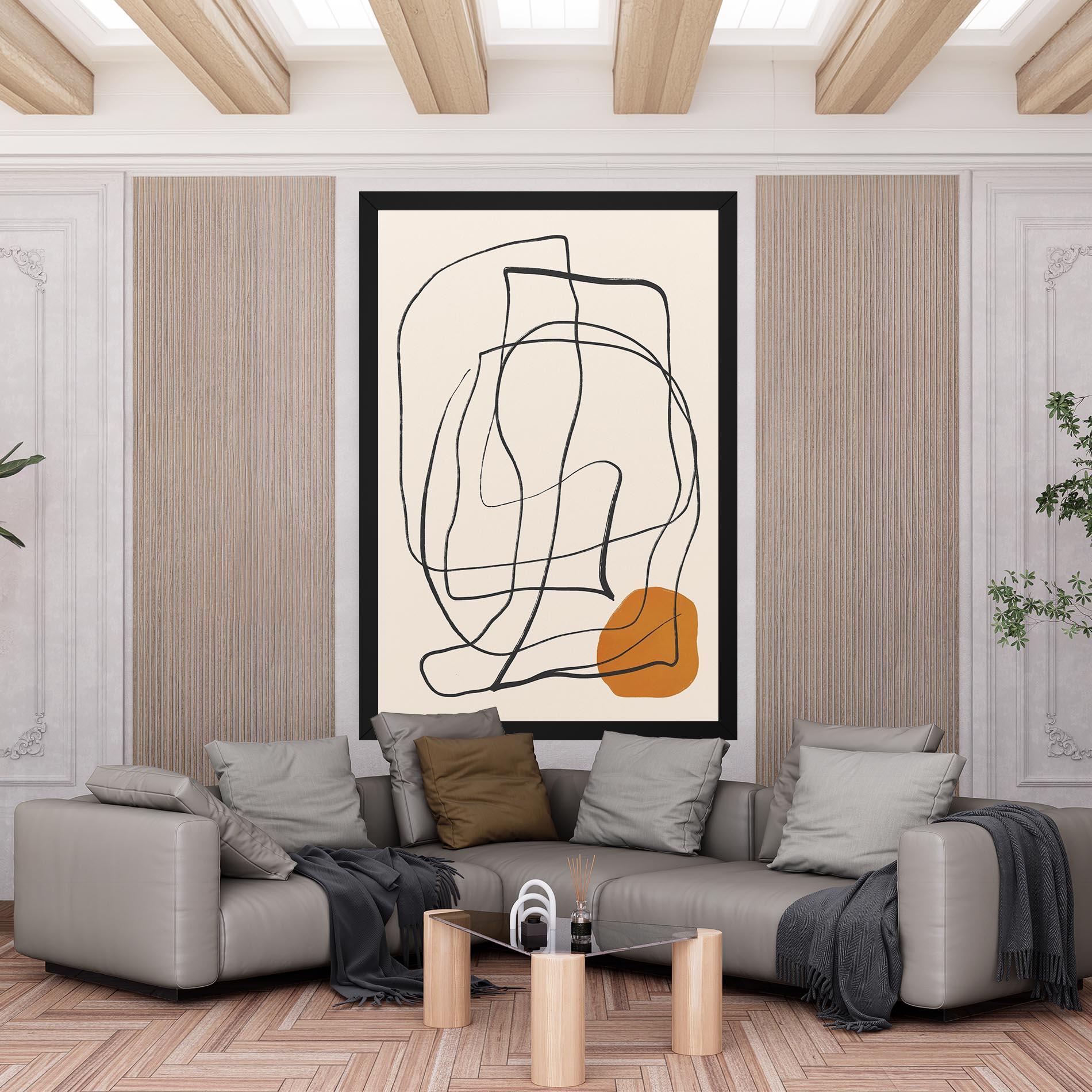 Tablou Canvas Handdrawn Lines mockup 6