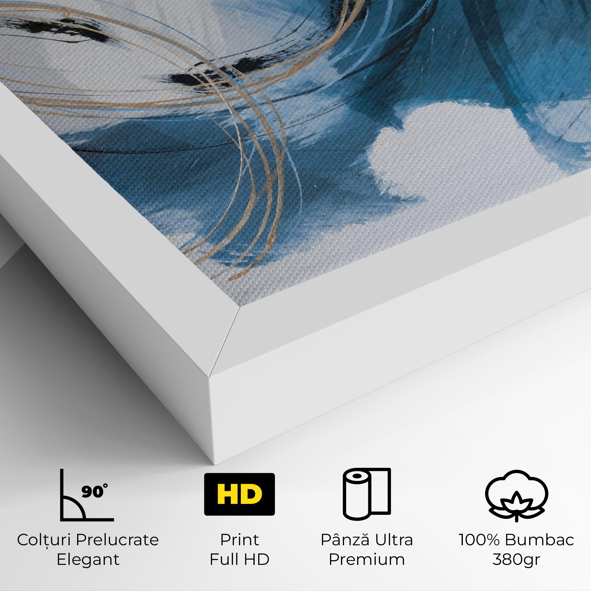 Tablou Canvas Beautiful Abstract Painting mockup 4