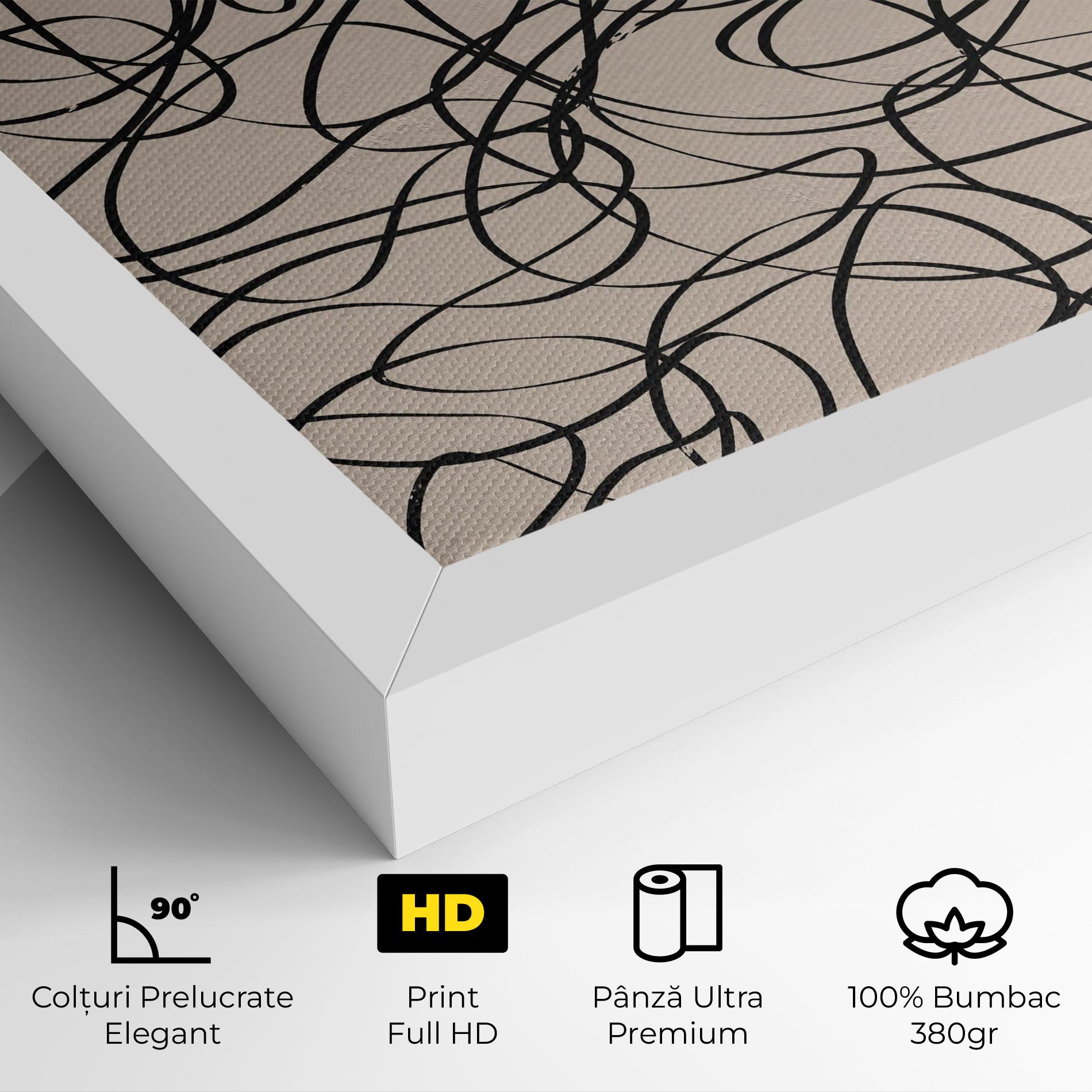 Tablou Canvas Hand Painted Pattern mockup 4