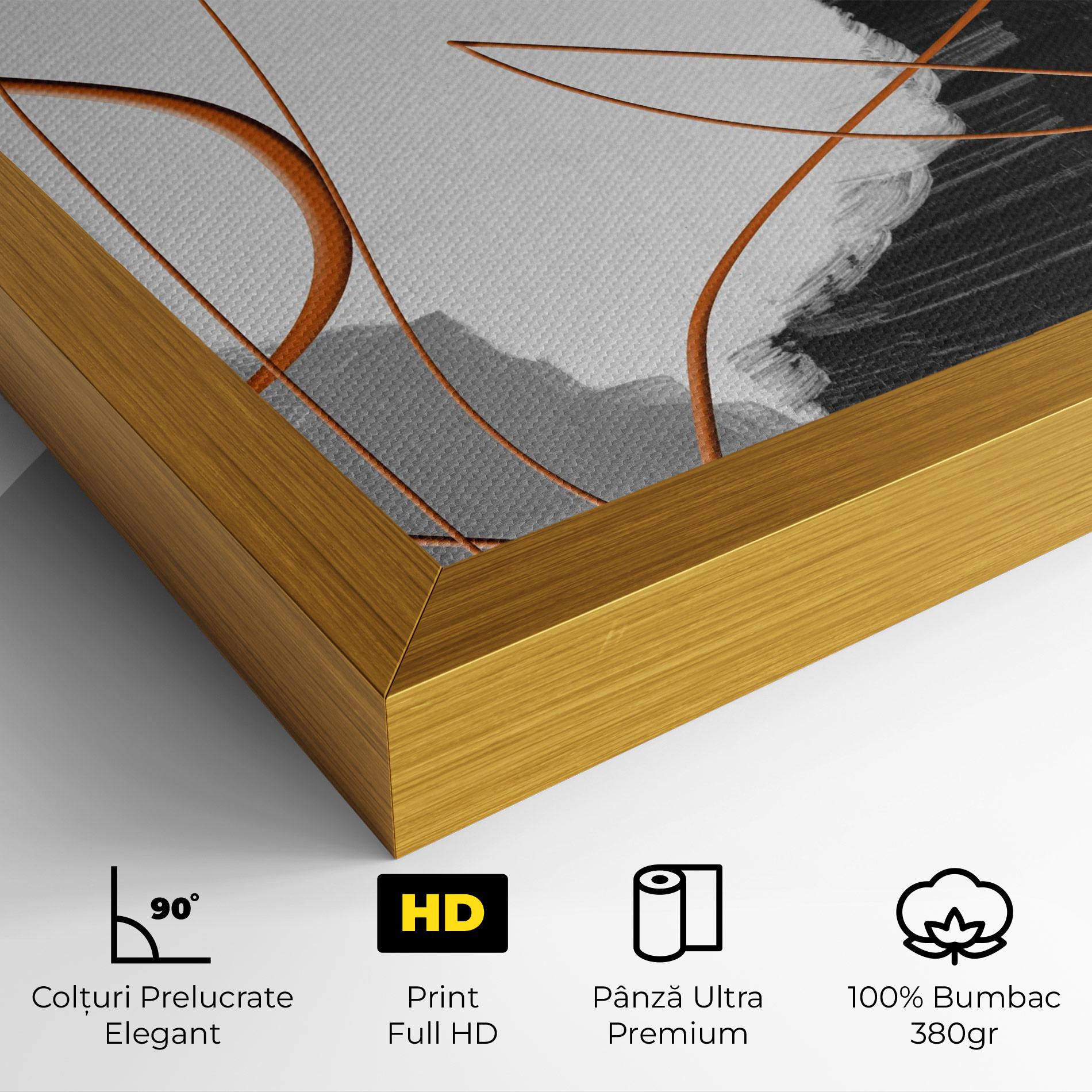 Tablou Canvas Abstract Ink Painting mockup 4