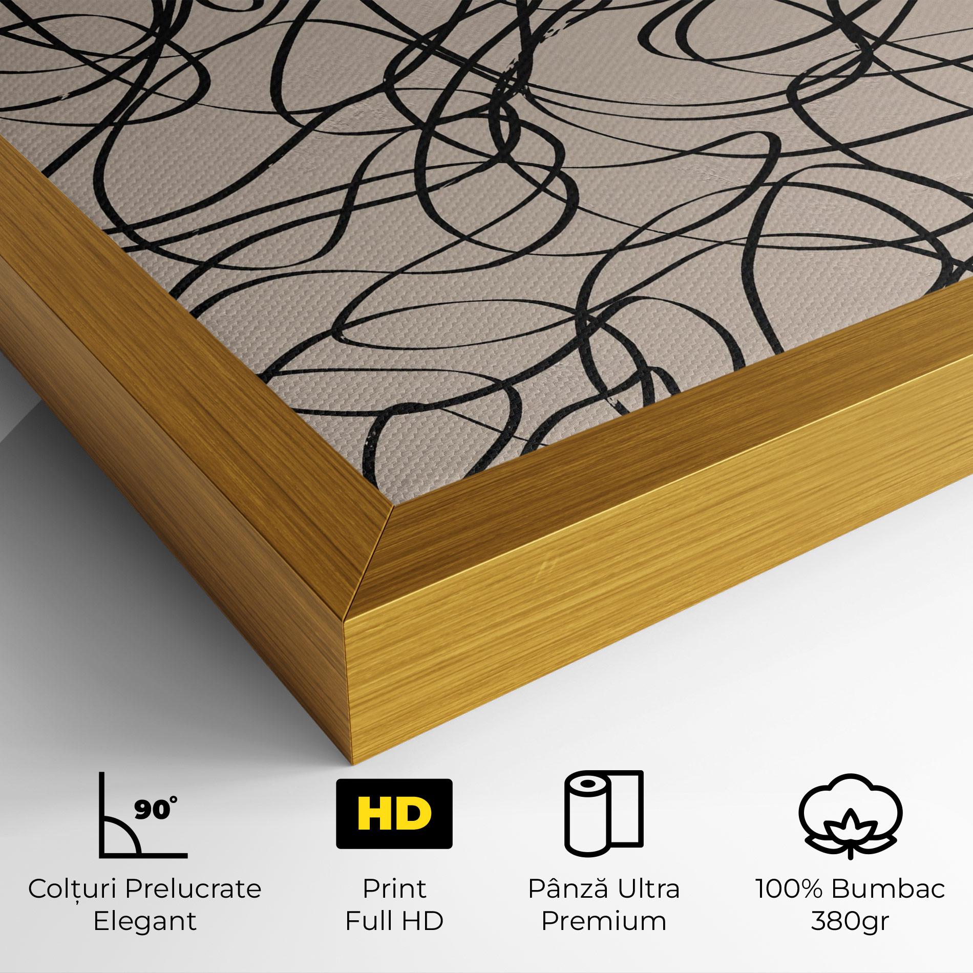 Tablou Canvas Hand Painted Pattern mockup 4