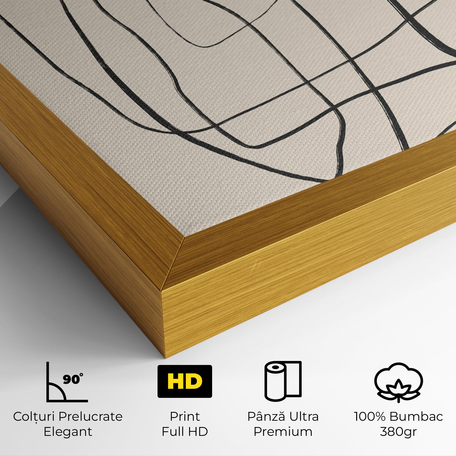 Tablou Canvas Handdrawn Lines mockup 4
