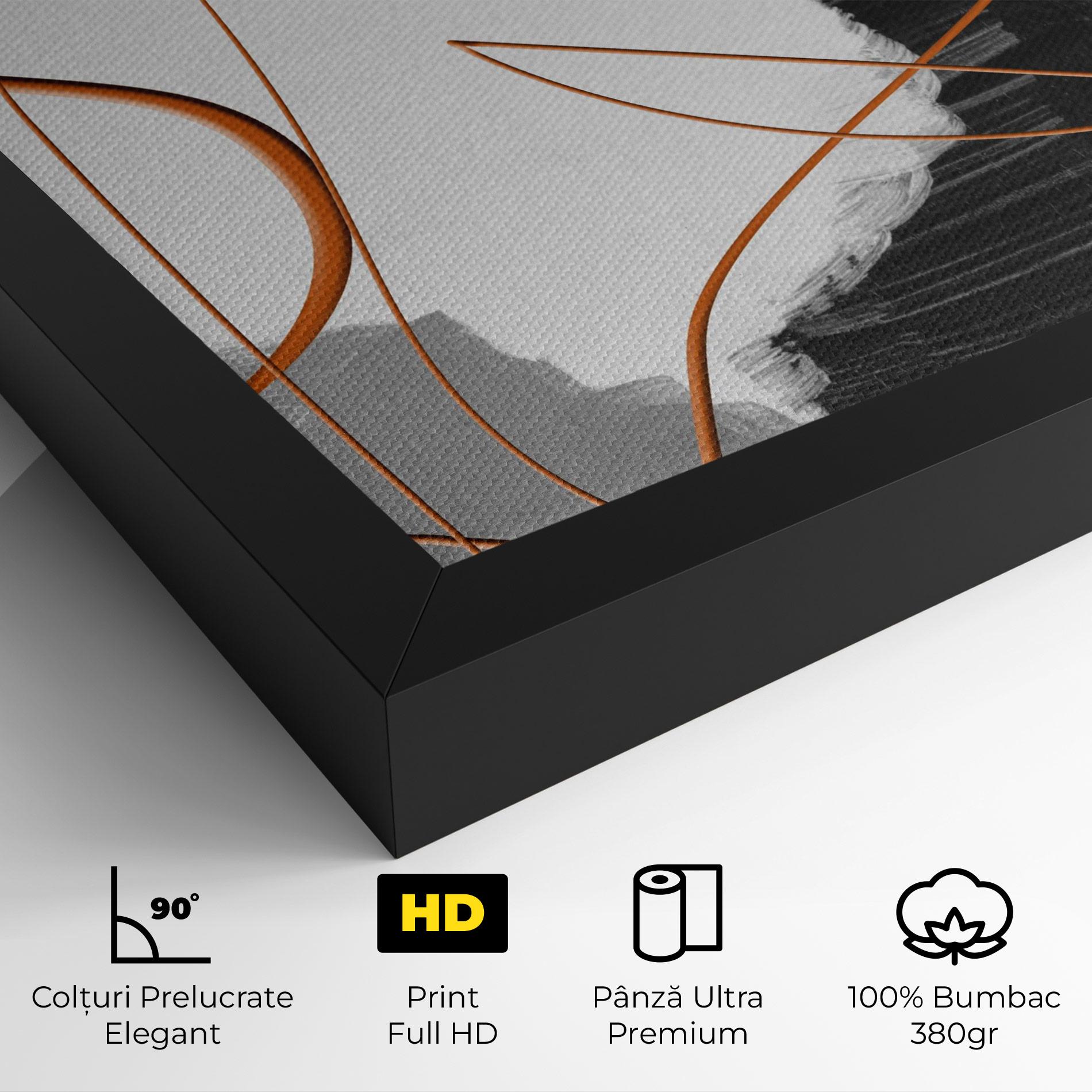 Tablou Canvas Abstract Ink Painting mockup 4