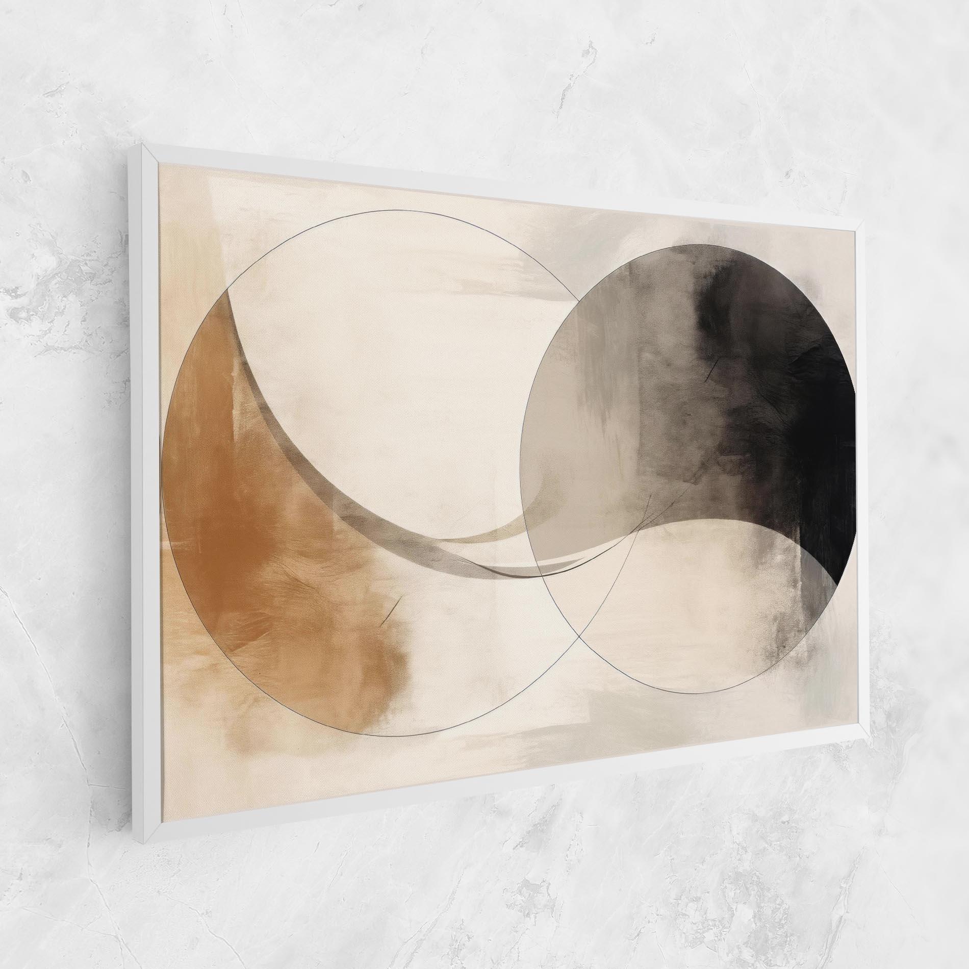 Tablou Canvas Abstract Circle Painting mockup 1