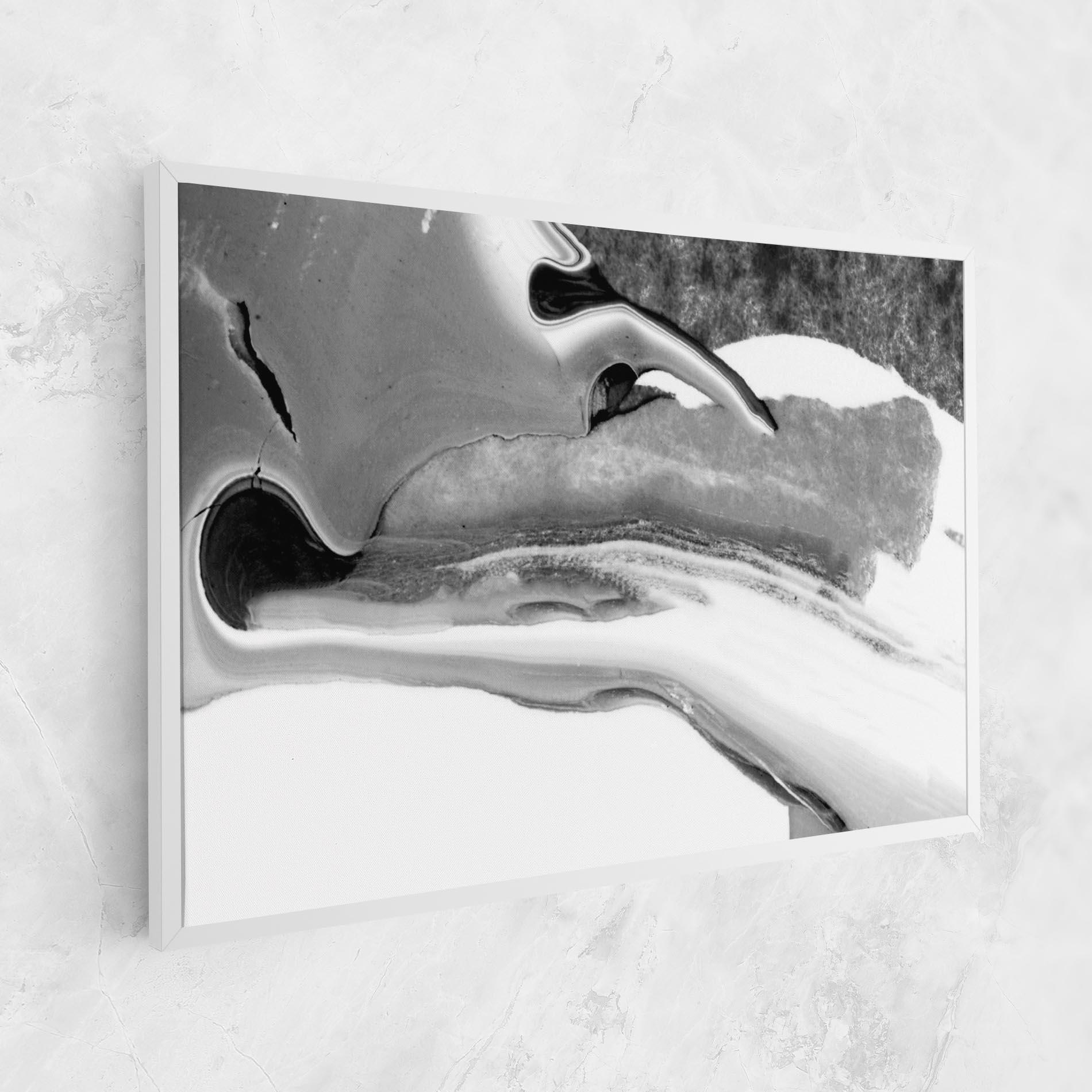 Tablou Canvas White Acrylic Painting mockup 1