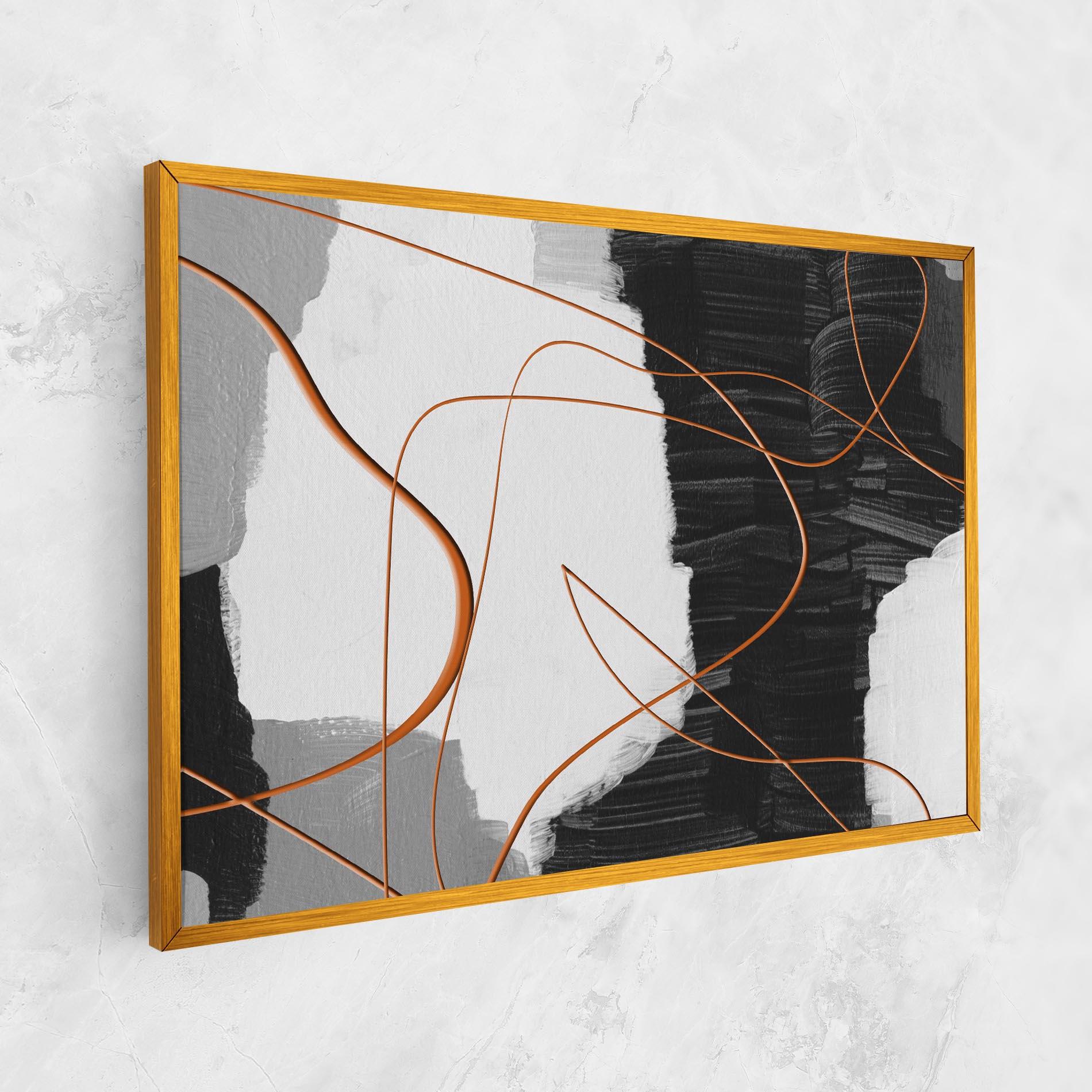 Tablou Canvas Abstract Ink Painting mockup 1