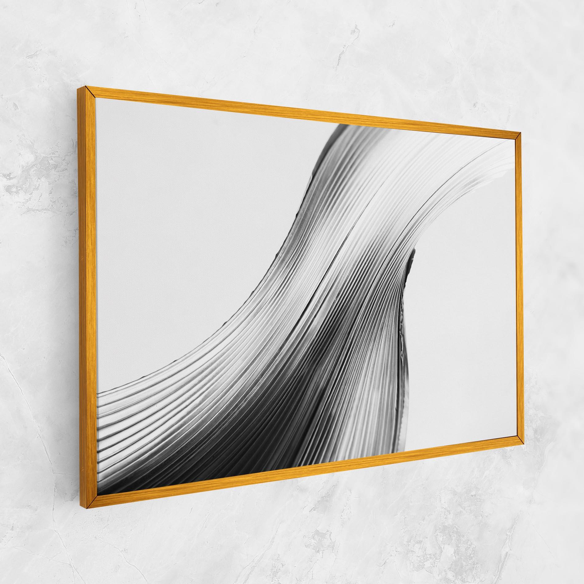 Tablou Canvas Monochrome Wave mockup 1