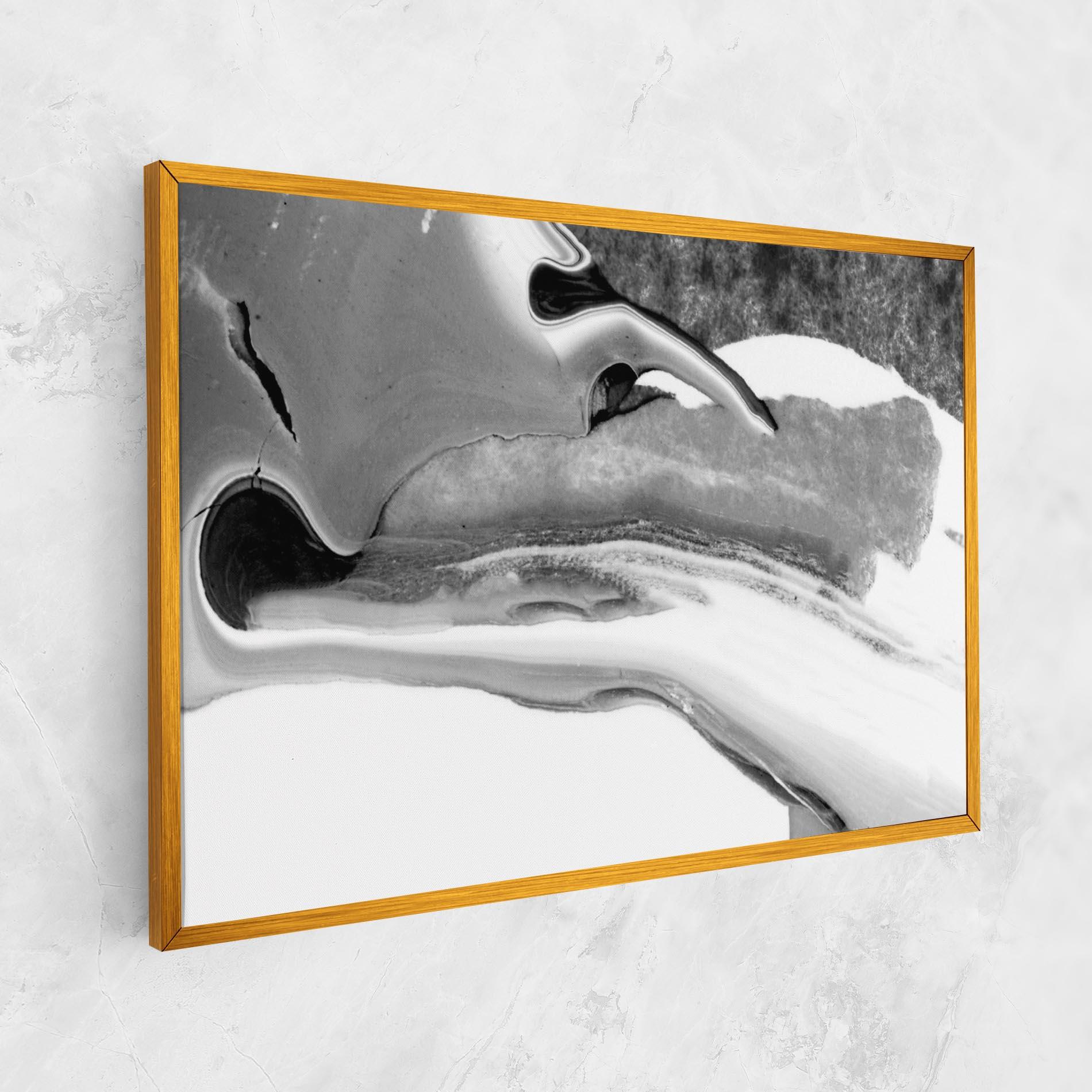 Tablou Canvas White Acrylic Painting mockup 1