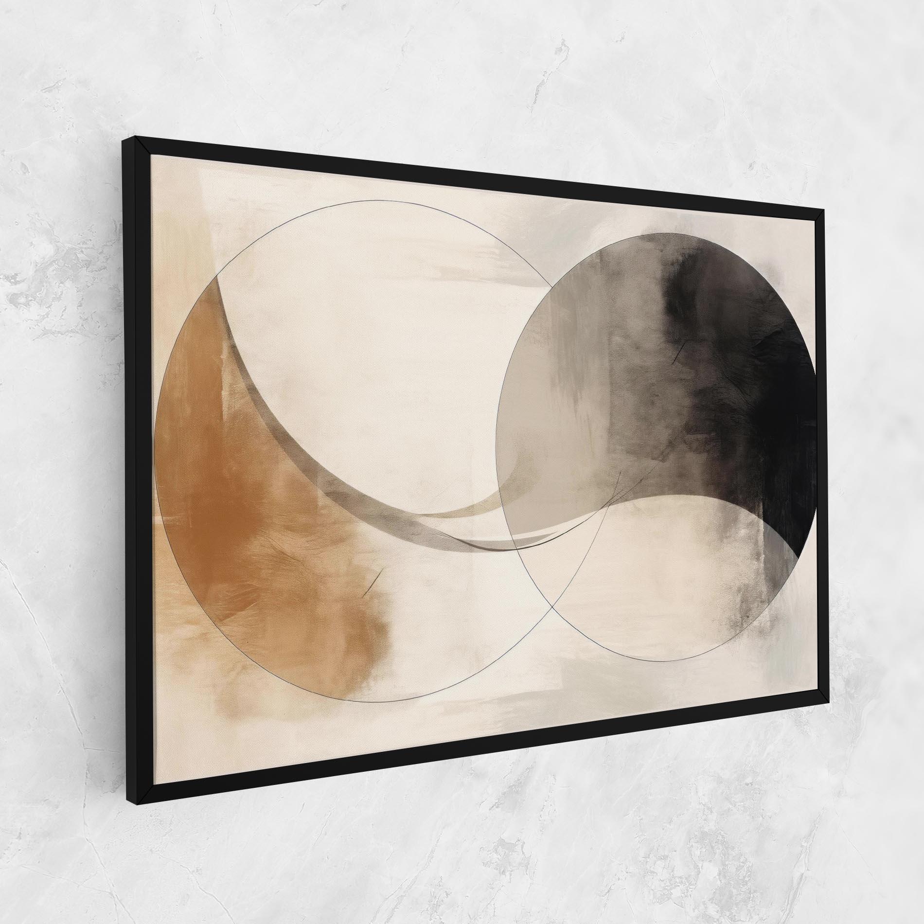 Tablou Canvas Abstract Circle Painting mockup 1