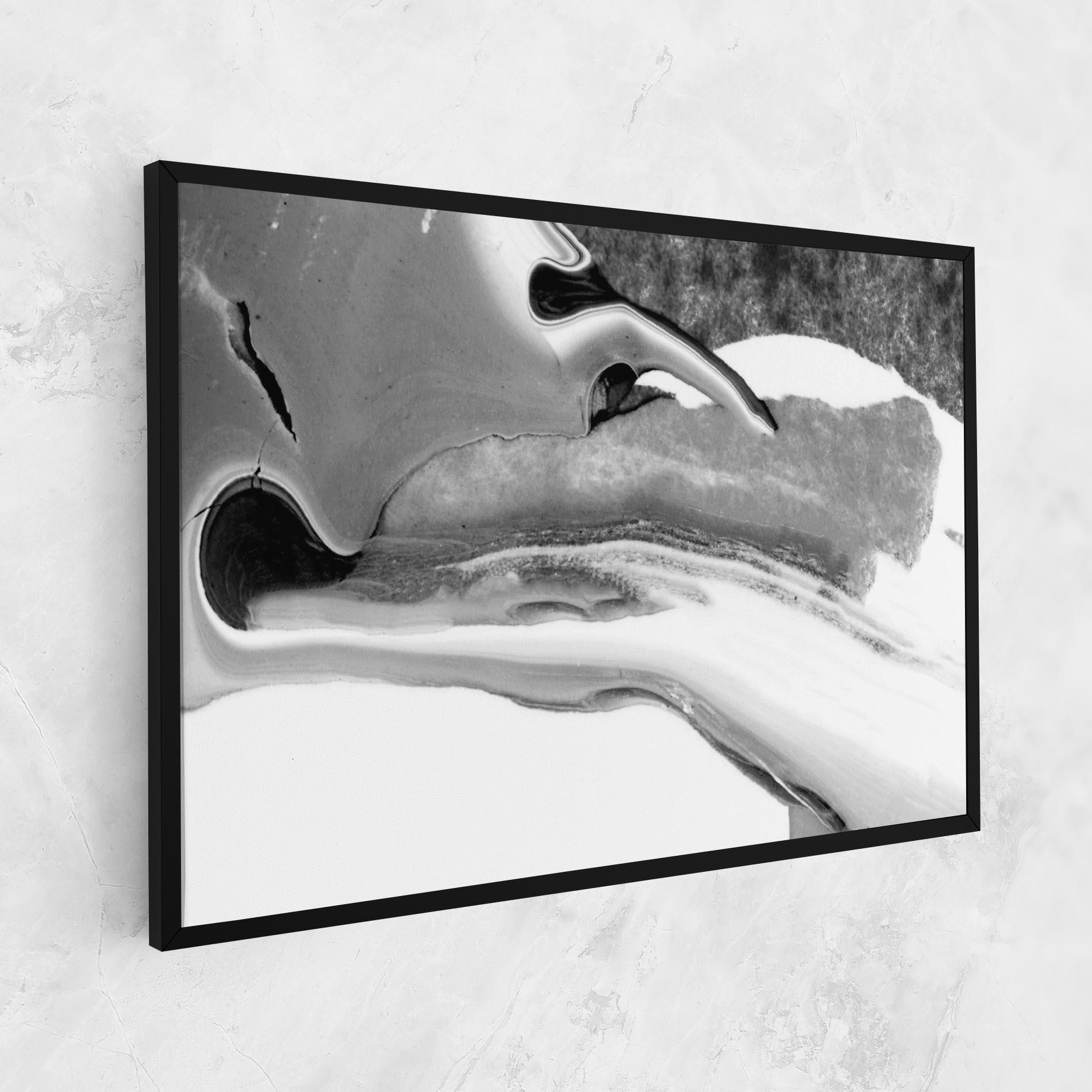 Tablou Canvas White Acrylic Painting mockup 1