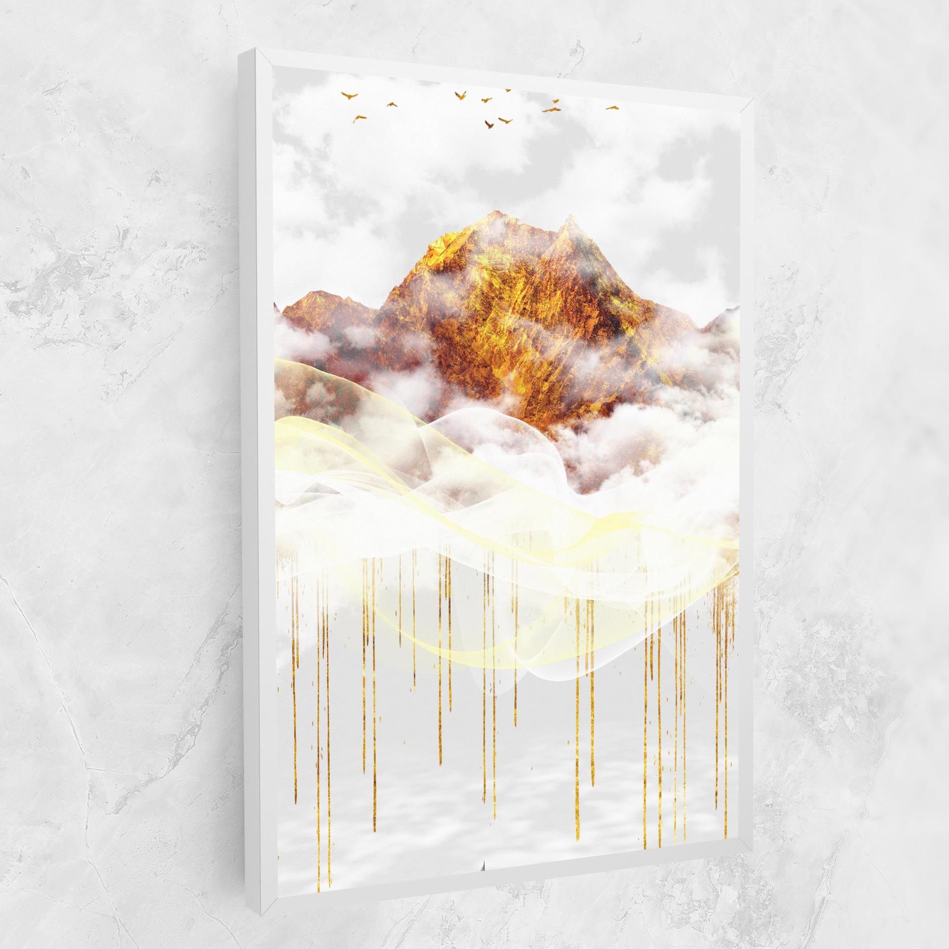 Abstract Golden Landscape 3 mockup 1