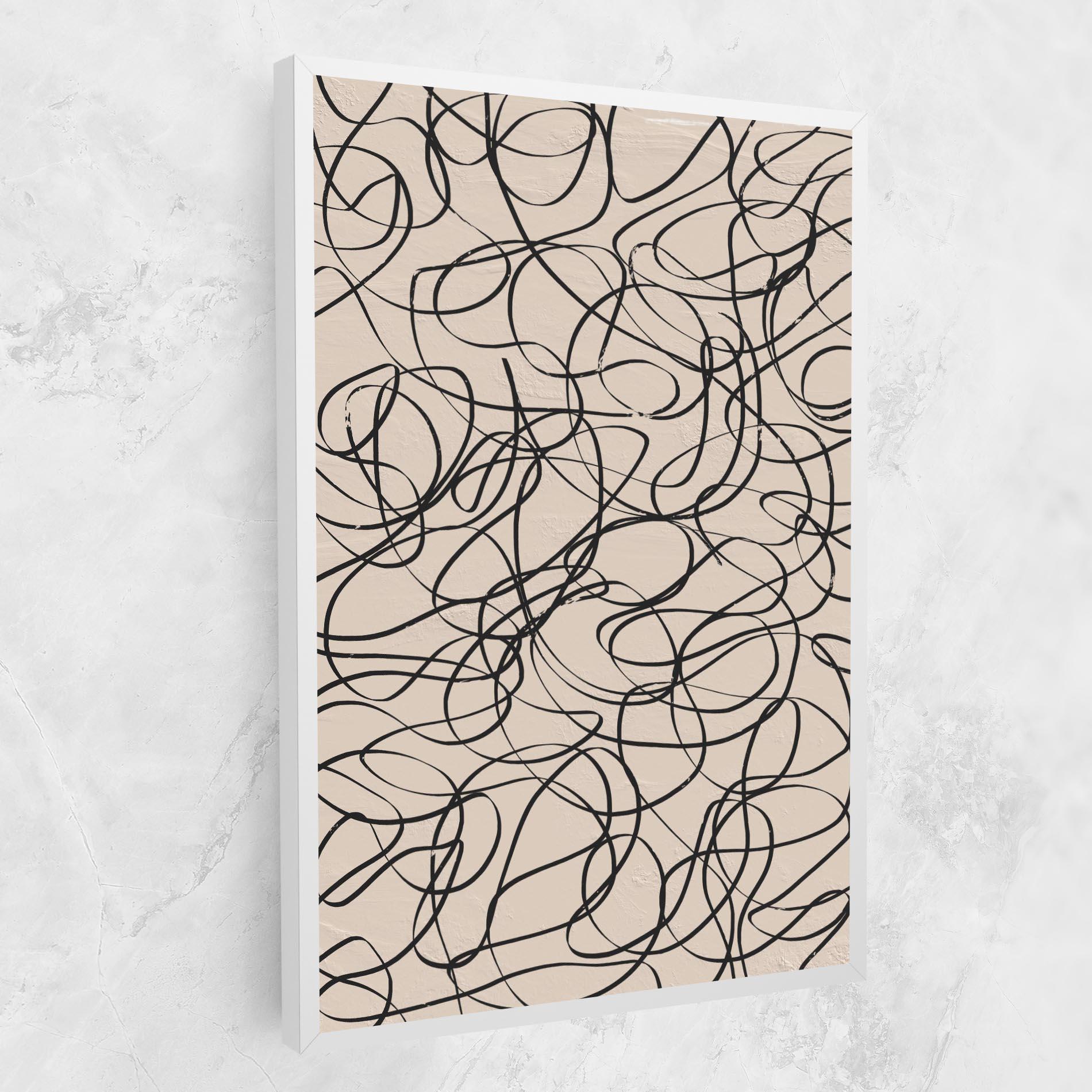 Tablou Canvas Hand Painted Pattern mockup 1