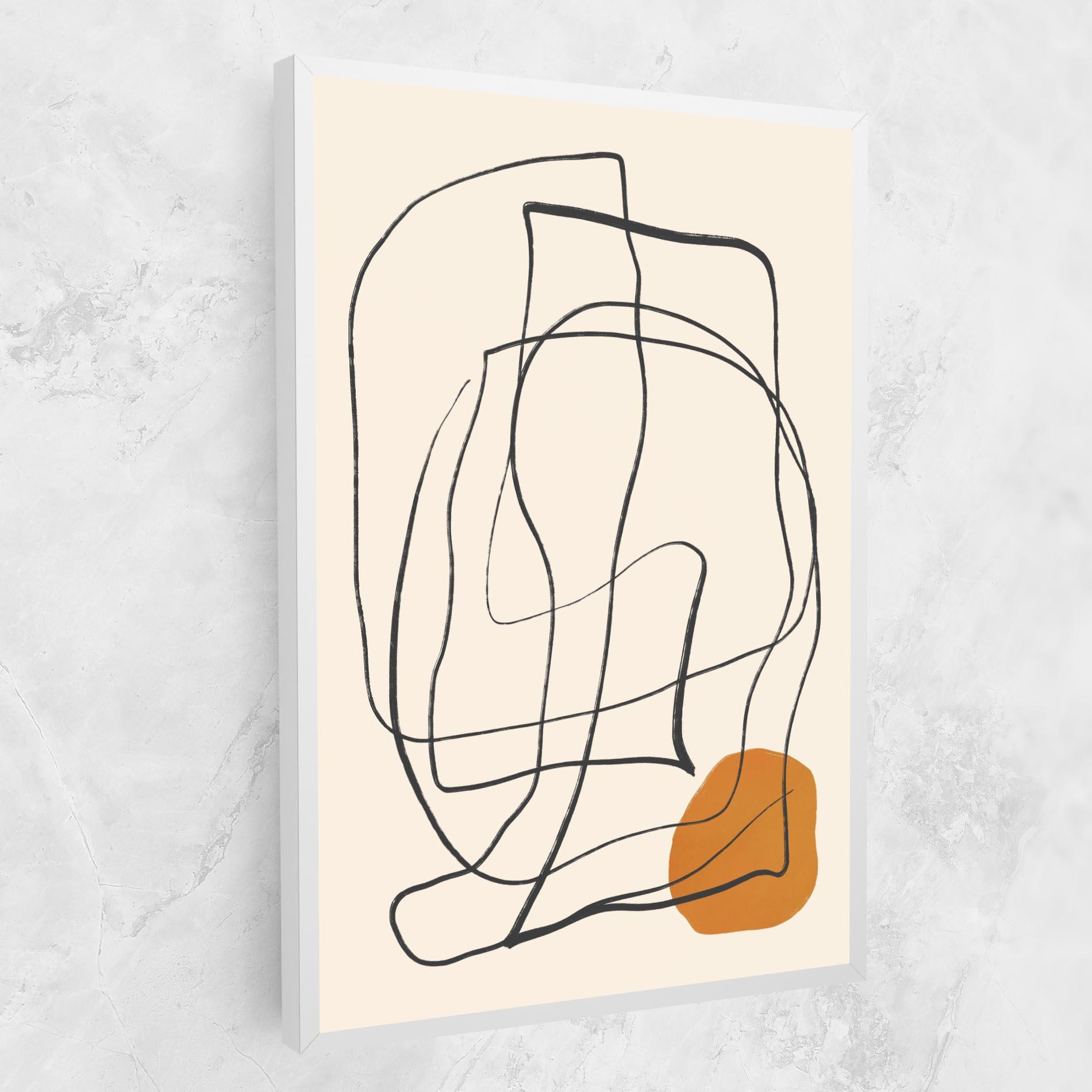 Tablou Canvas Handdrawn Lines mockup 1