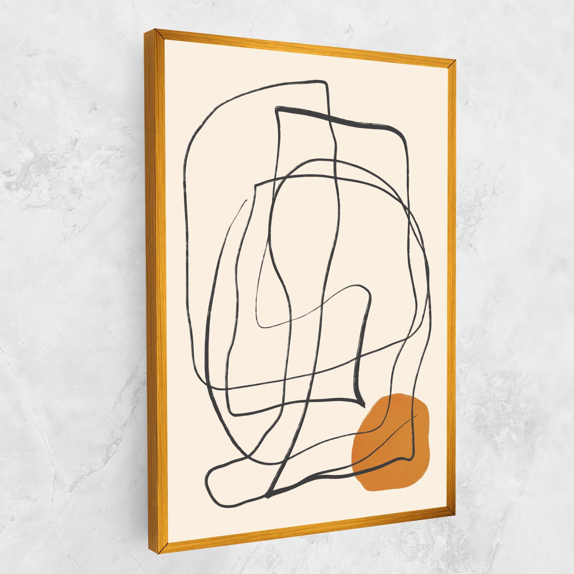 Tablou Canvas Handdrawn Lines mockup 1