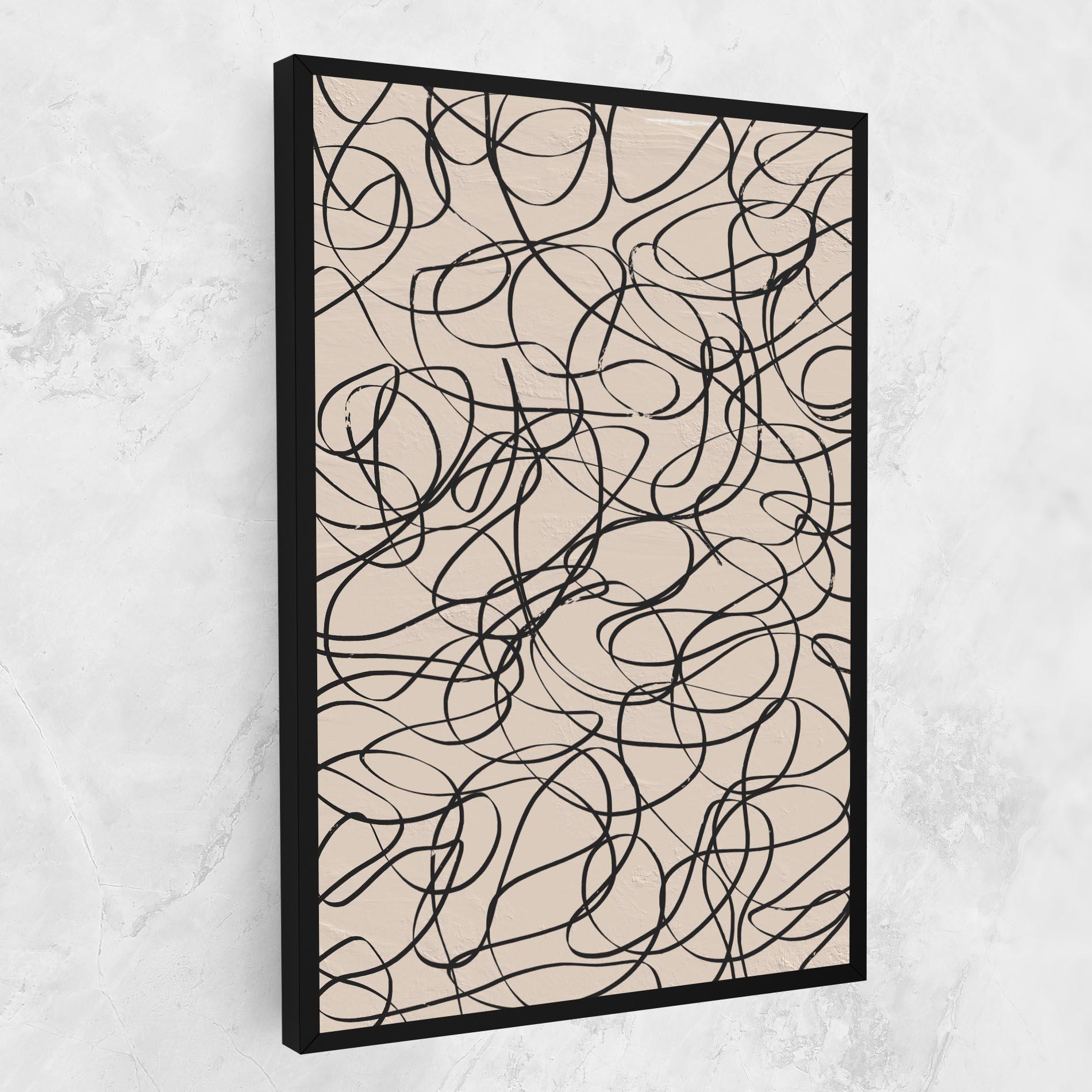 Tablou Canvas Hand Painted Pattern mockup 1
