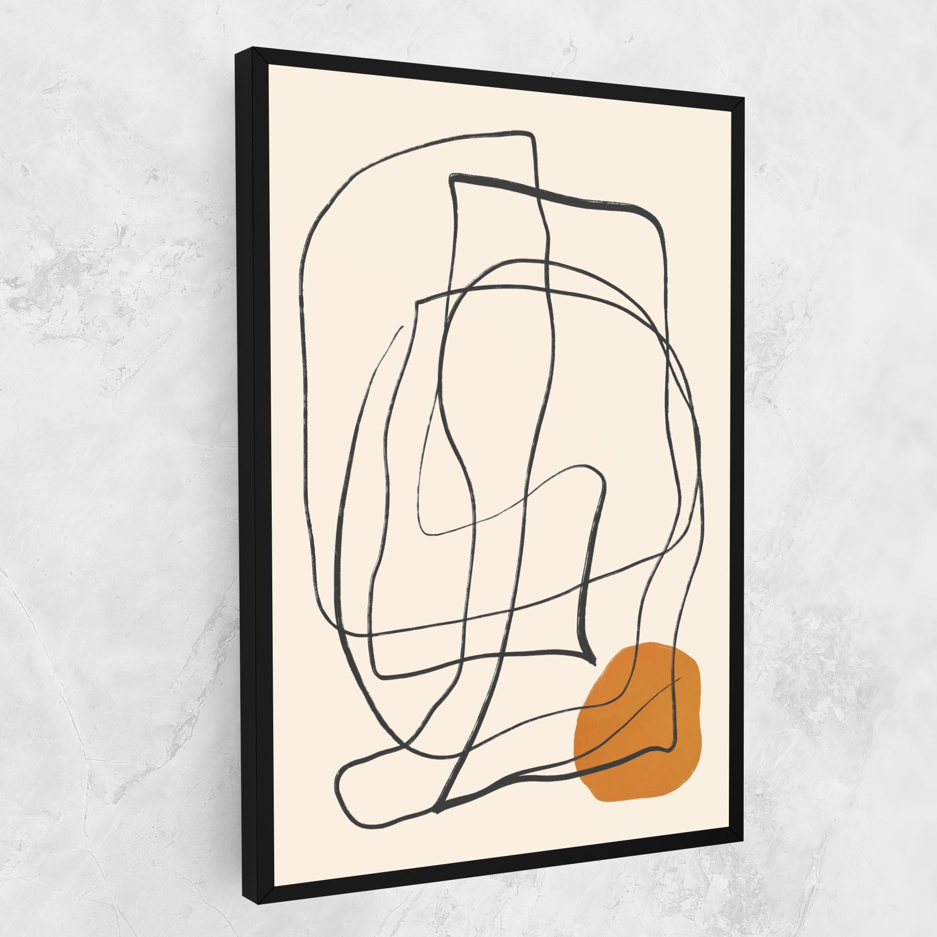 Tablou Canvas Handdrawn Lines mockup 1