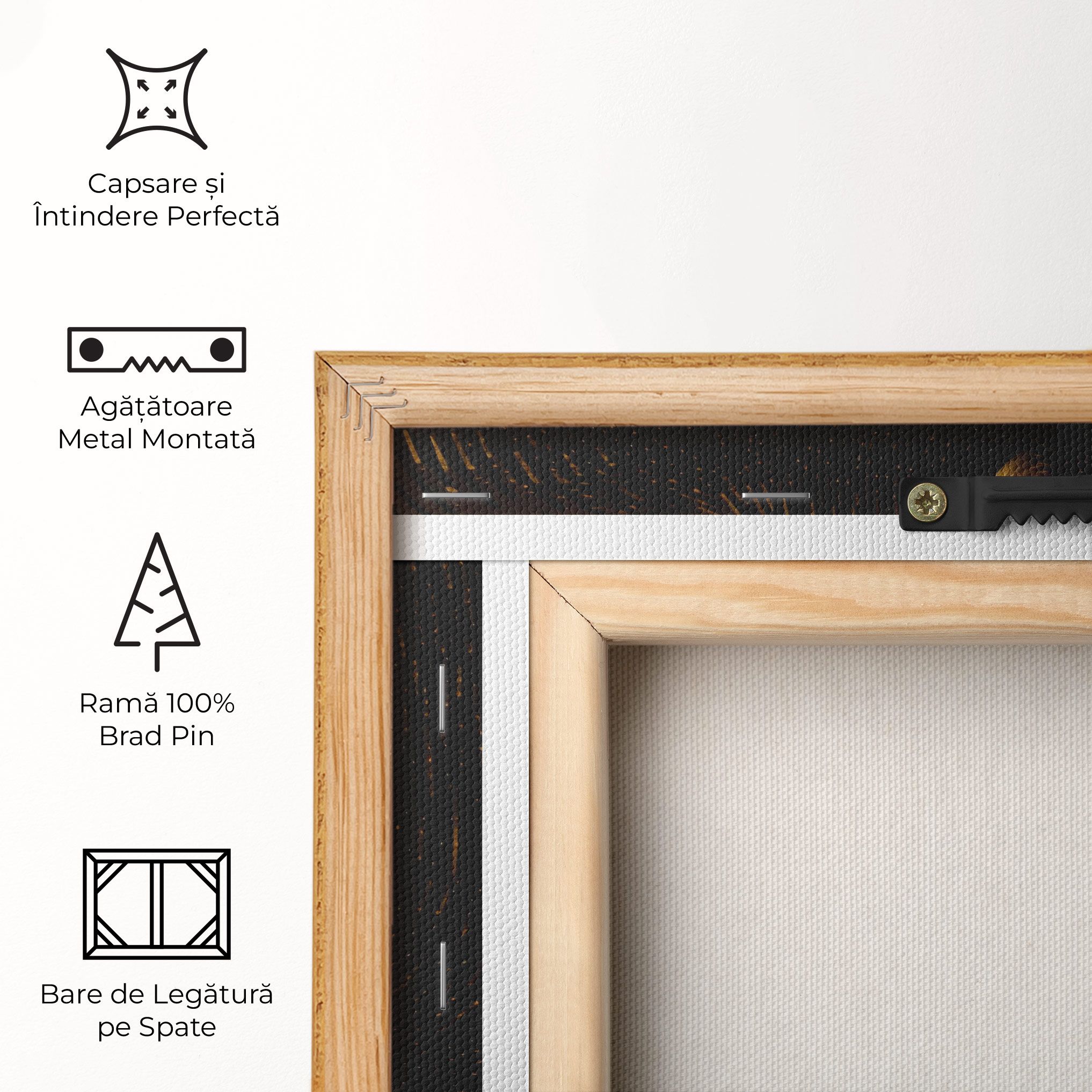 Black Painting With Gold mockup 5