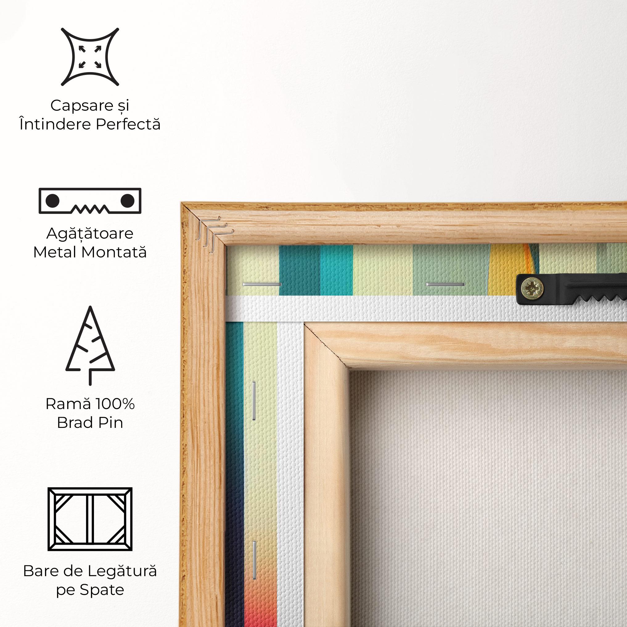 Tablou Canvas Colorful Geometric Background mockup 5