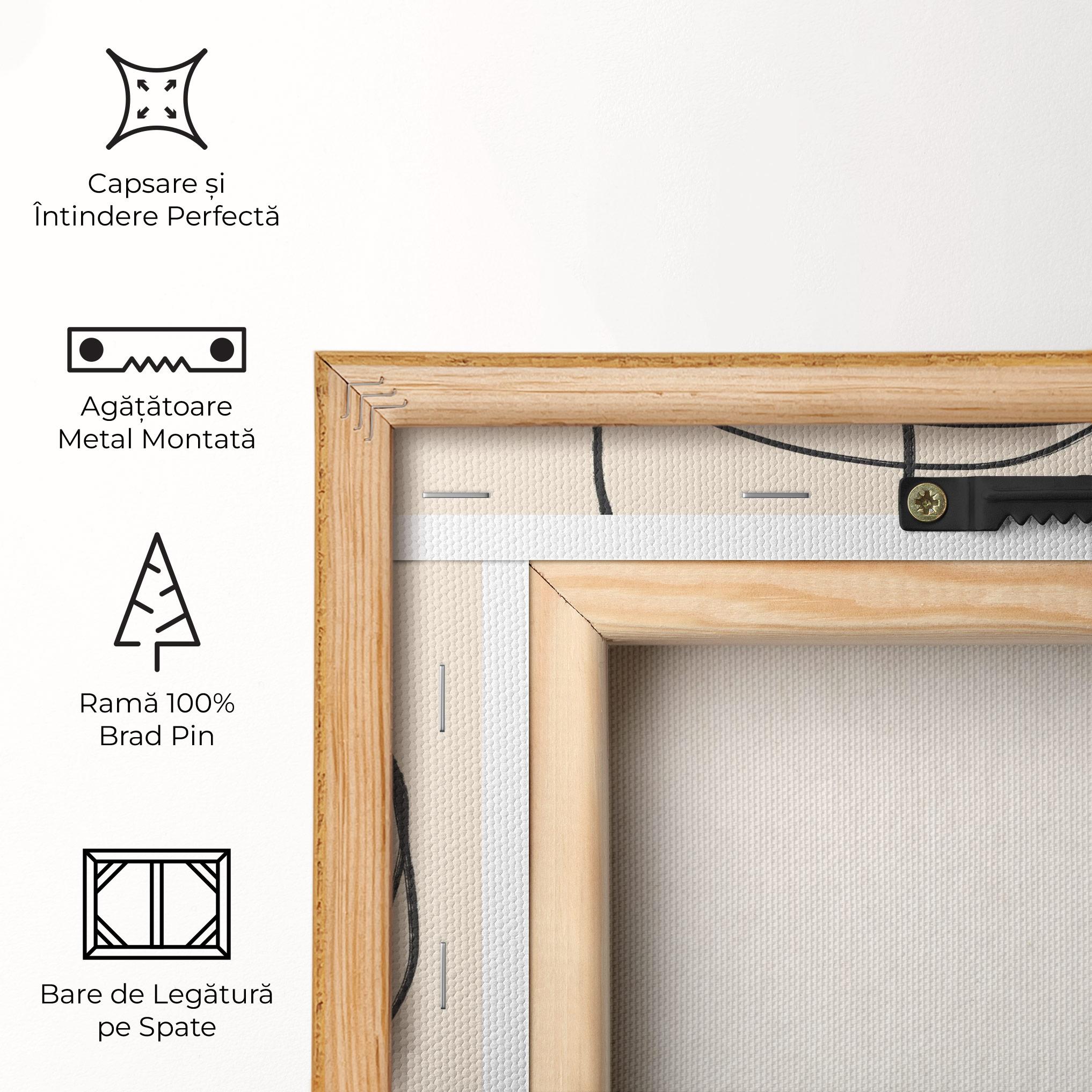 Tablou Canvas Handdrawn Lines mockup 5