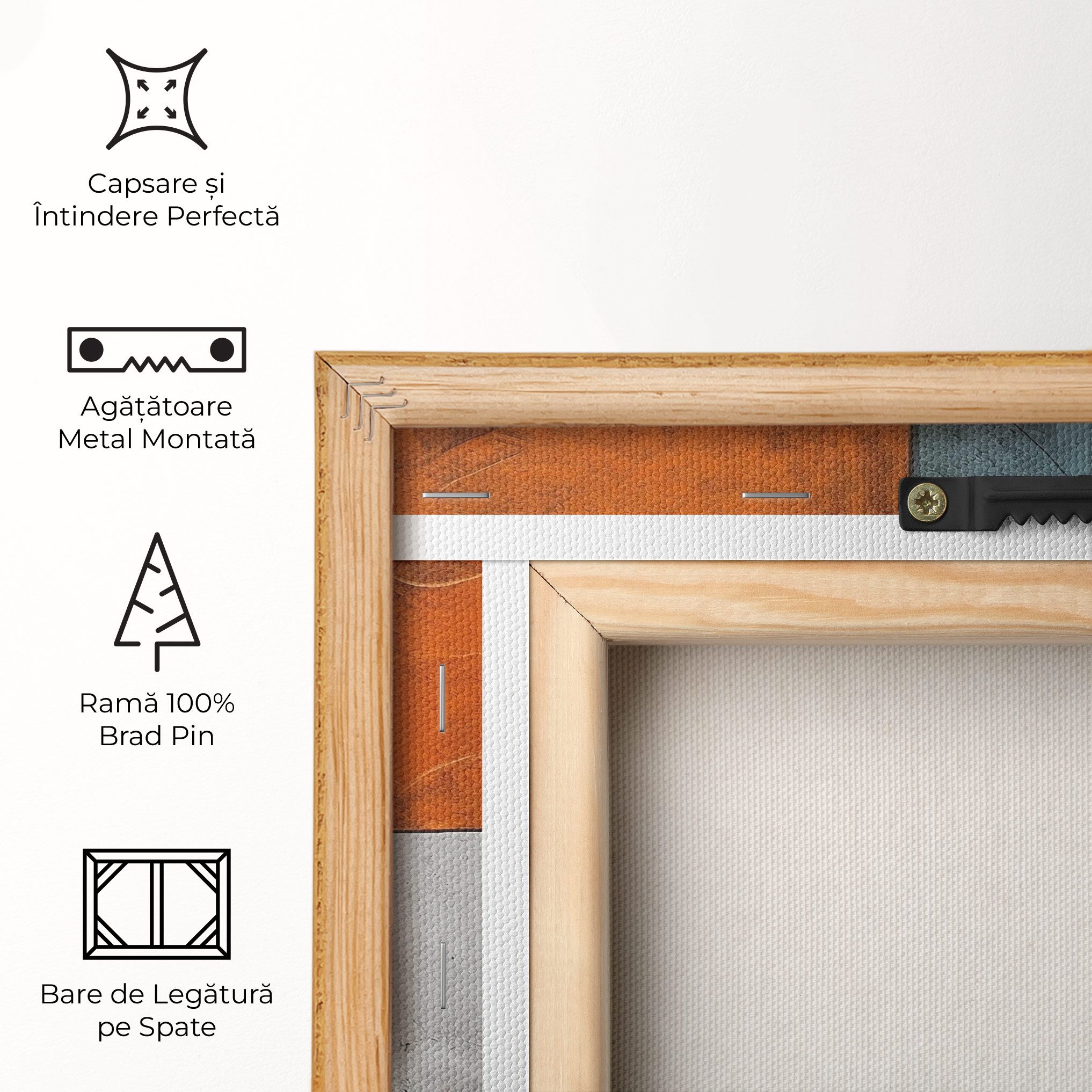 White Square With Gold mockup 5