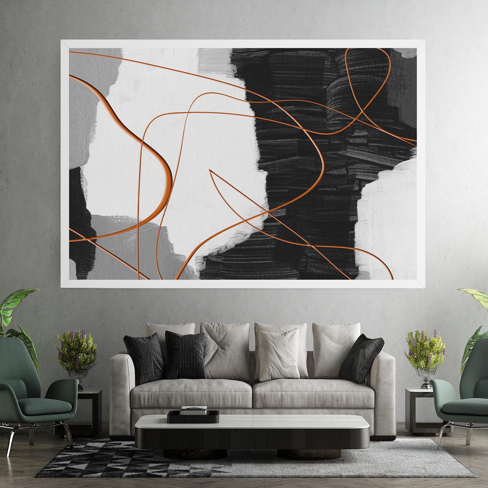 Tablou Canvas Abstract Ink Painting mockup 7