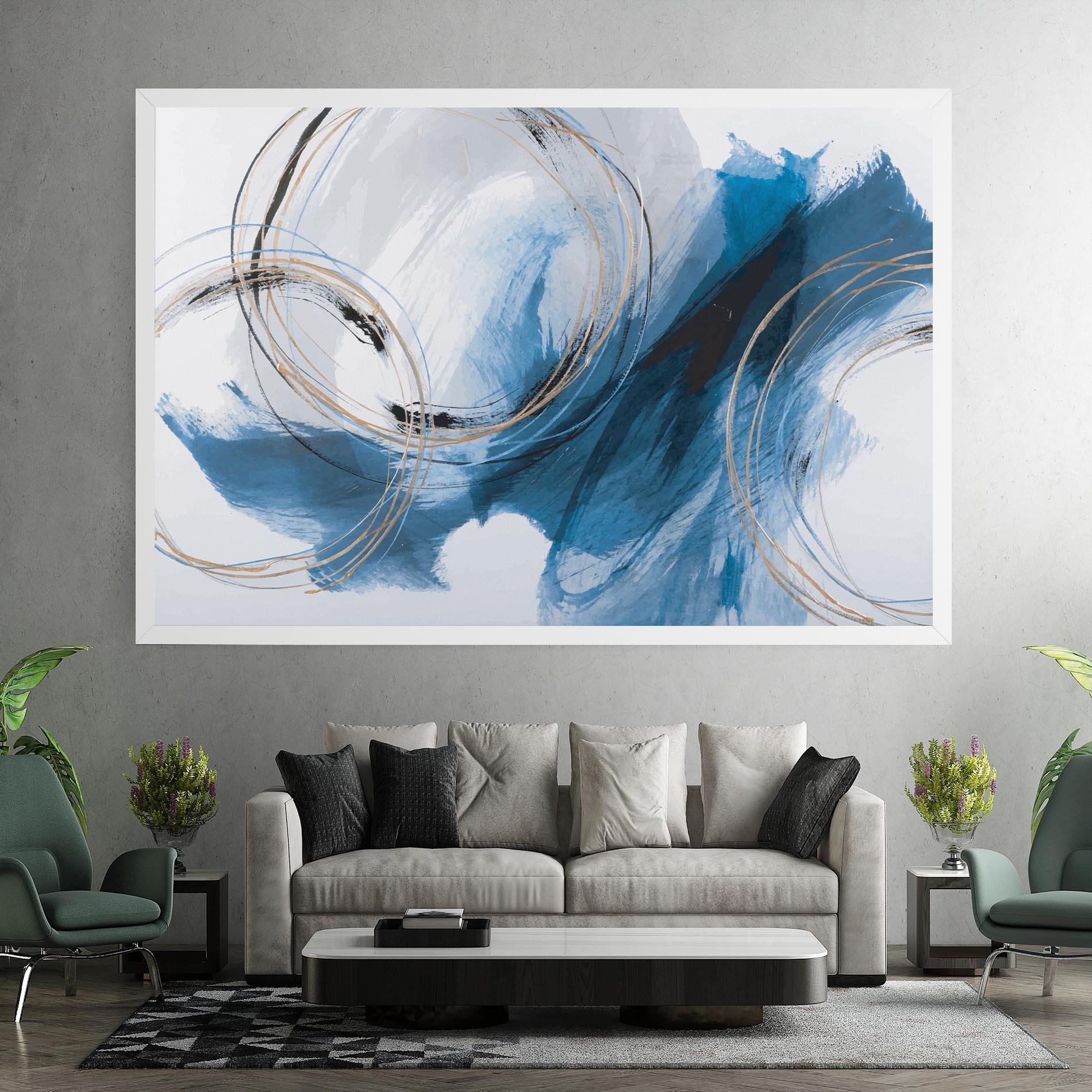 Tablou Canvas Beautiful Abstract Painting mockup 7