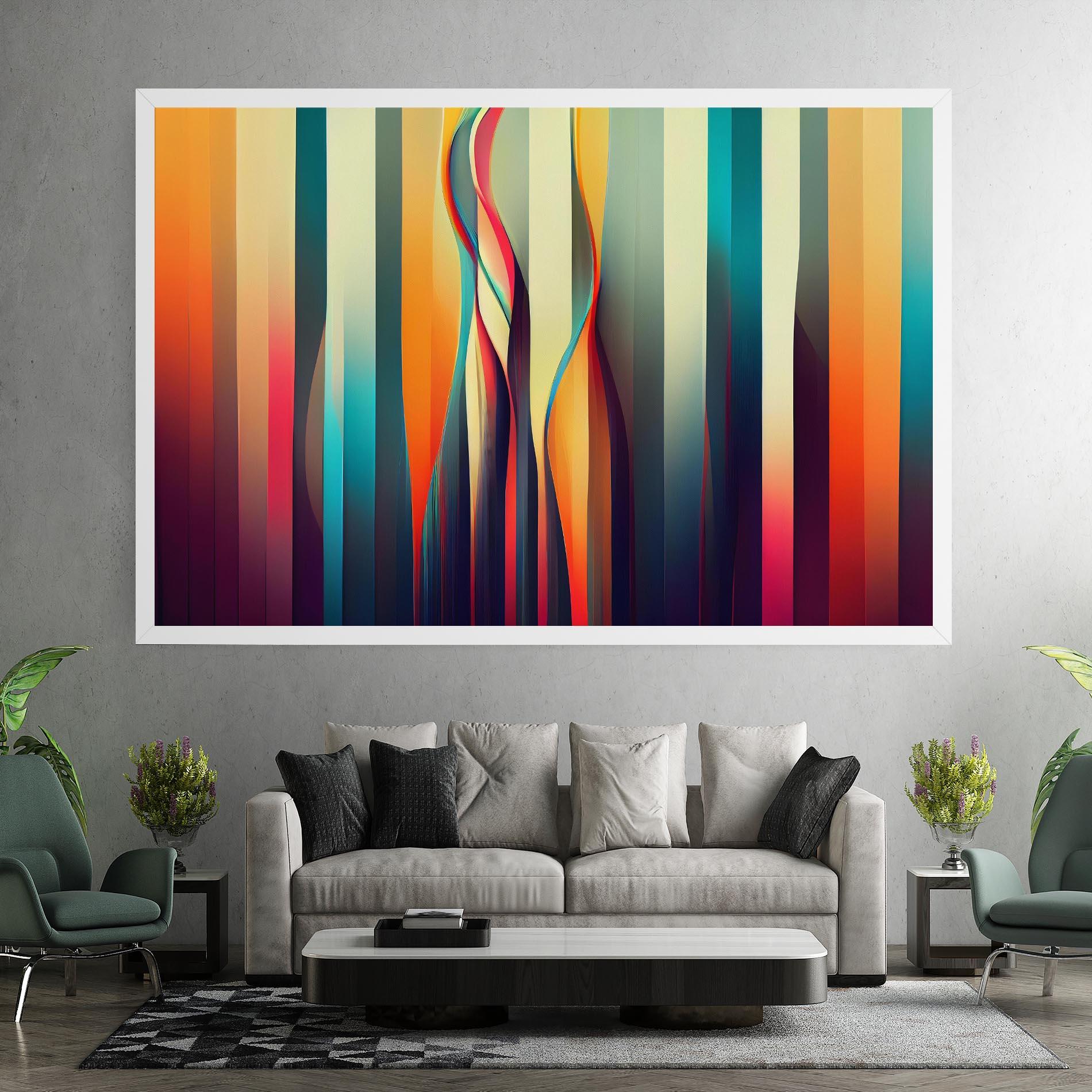 Tablou Canvas Colorful Geometric Background mockup 7