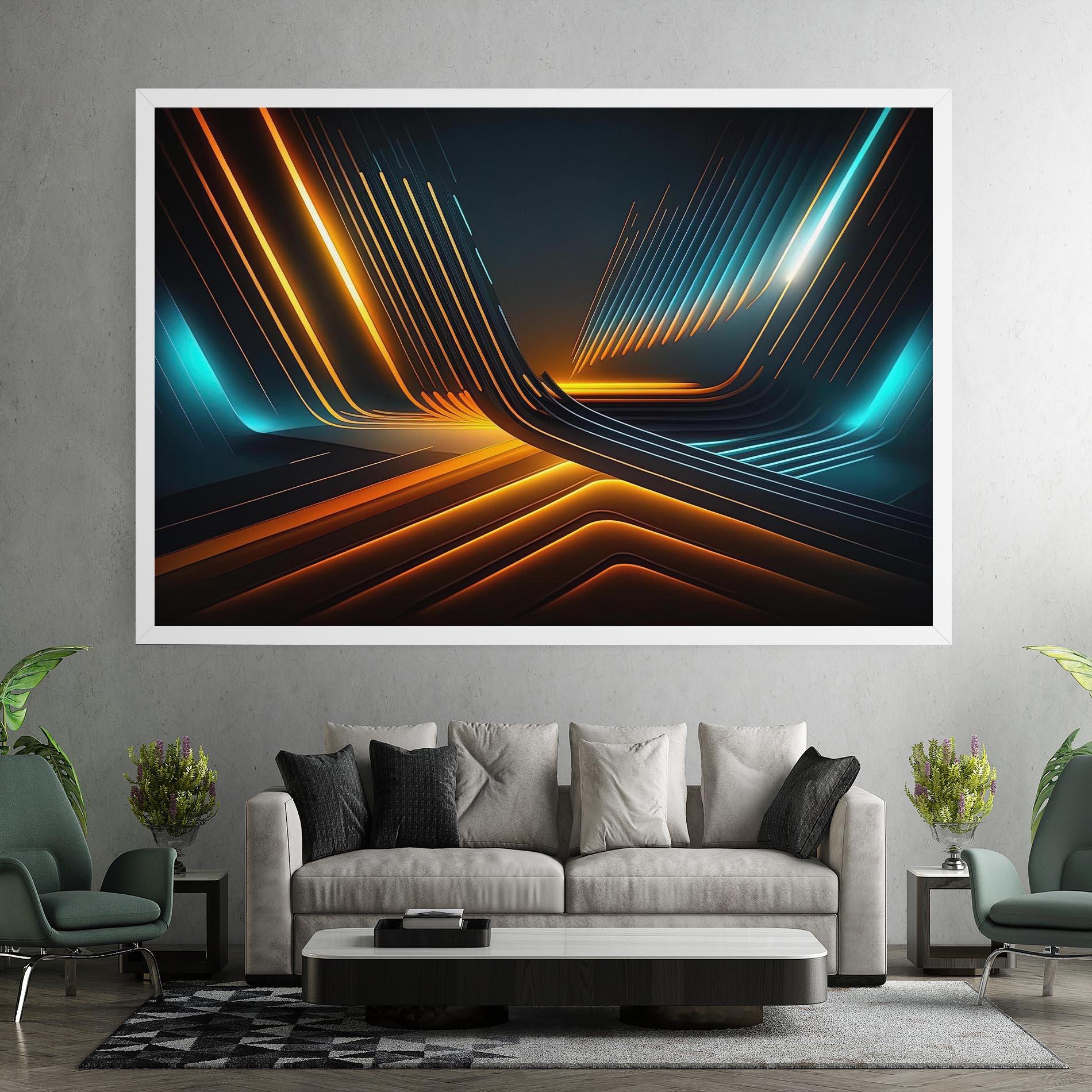 Tablou Canvas Futuristic Background mockup 7