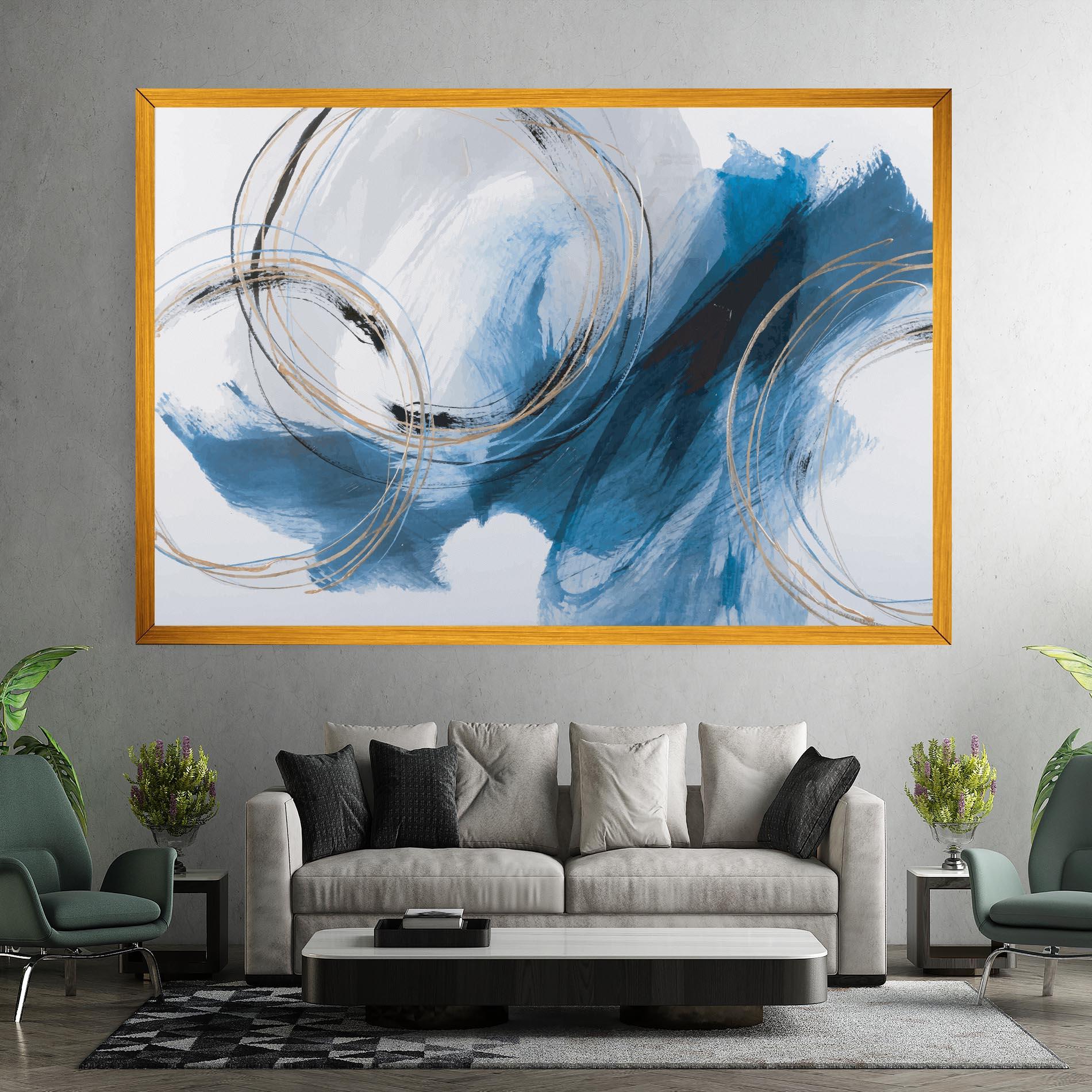 Tablou Canvas Beautiful Abstract Painting mockup 7