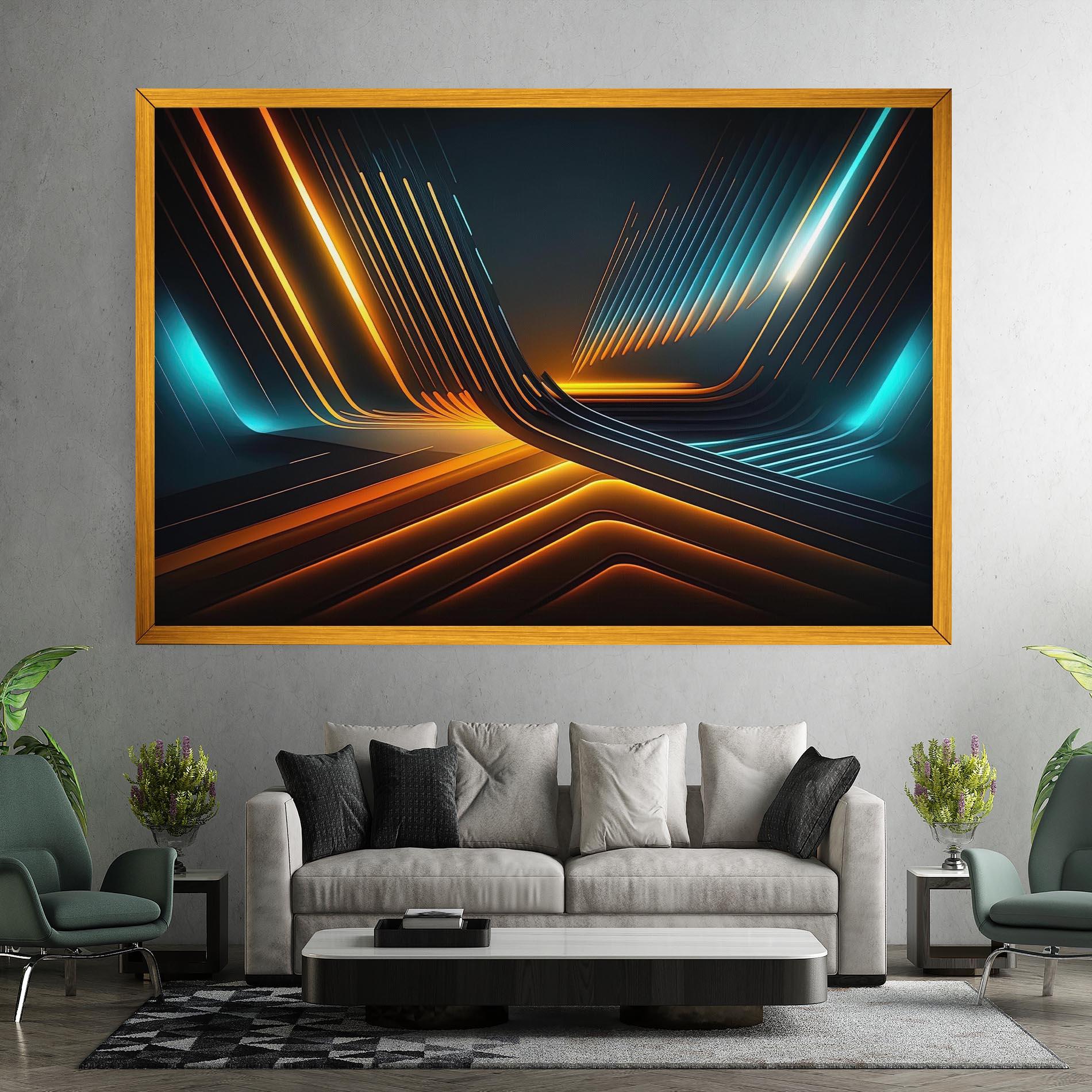 Tablou Canvas Futuristic Background mockup 7