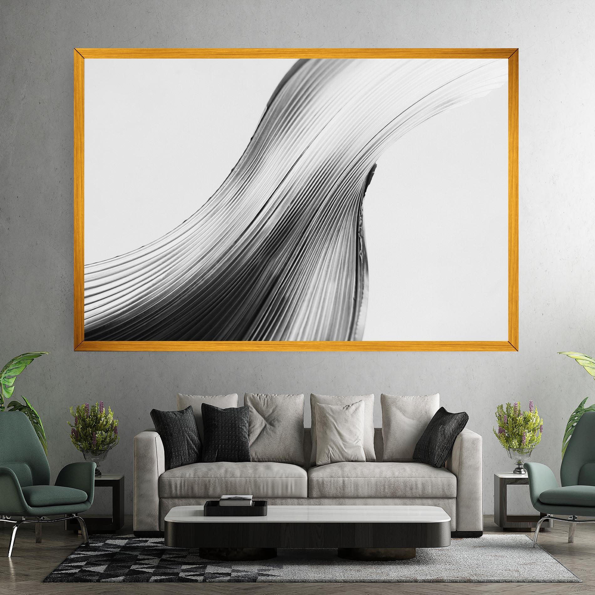 Tablou Canvas Monochrome Wave mockup 7