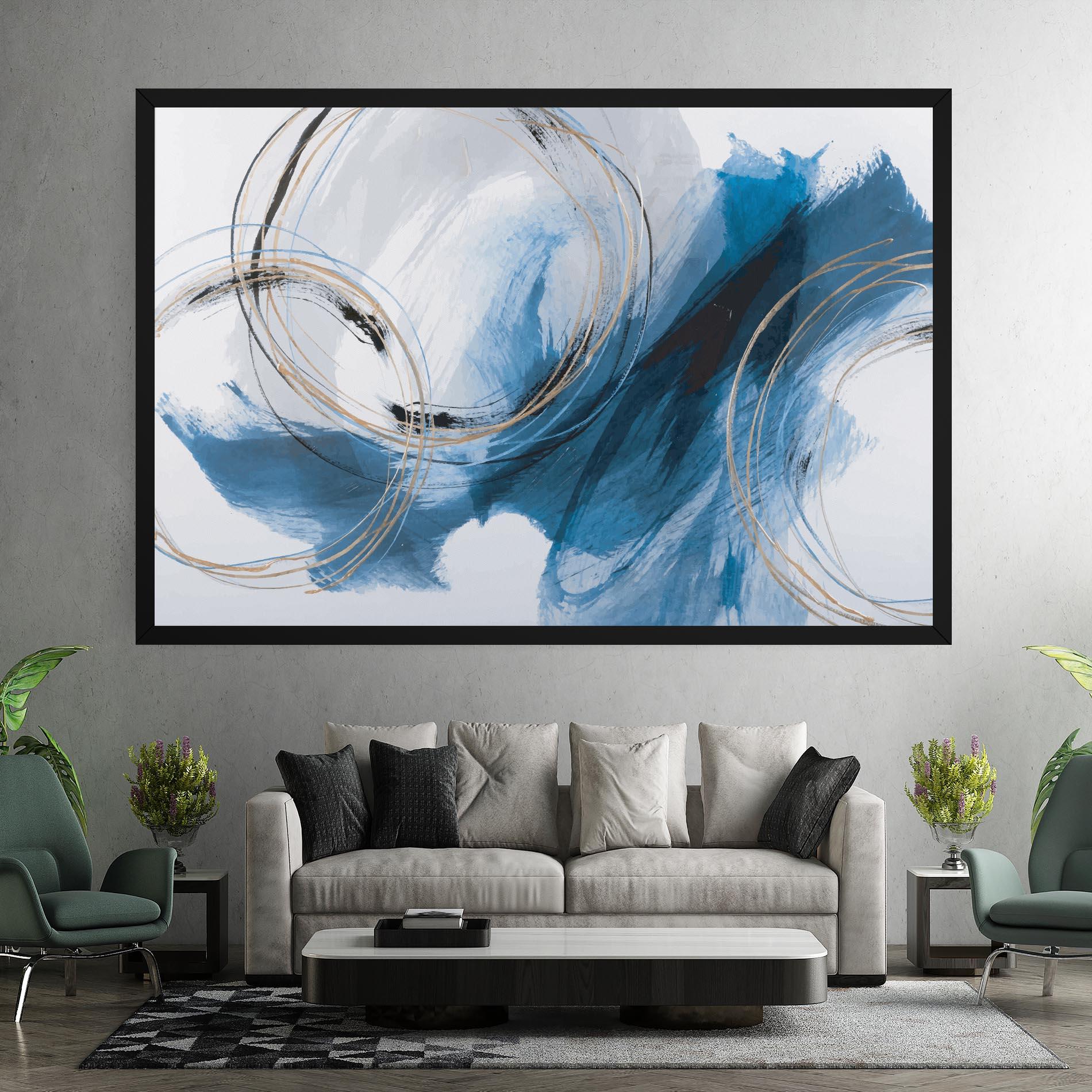 Tablou Canvas Beautiful Abstract Painting mockup 7