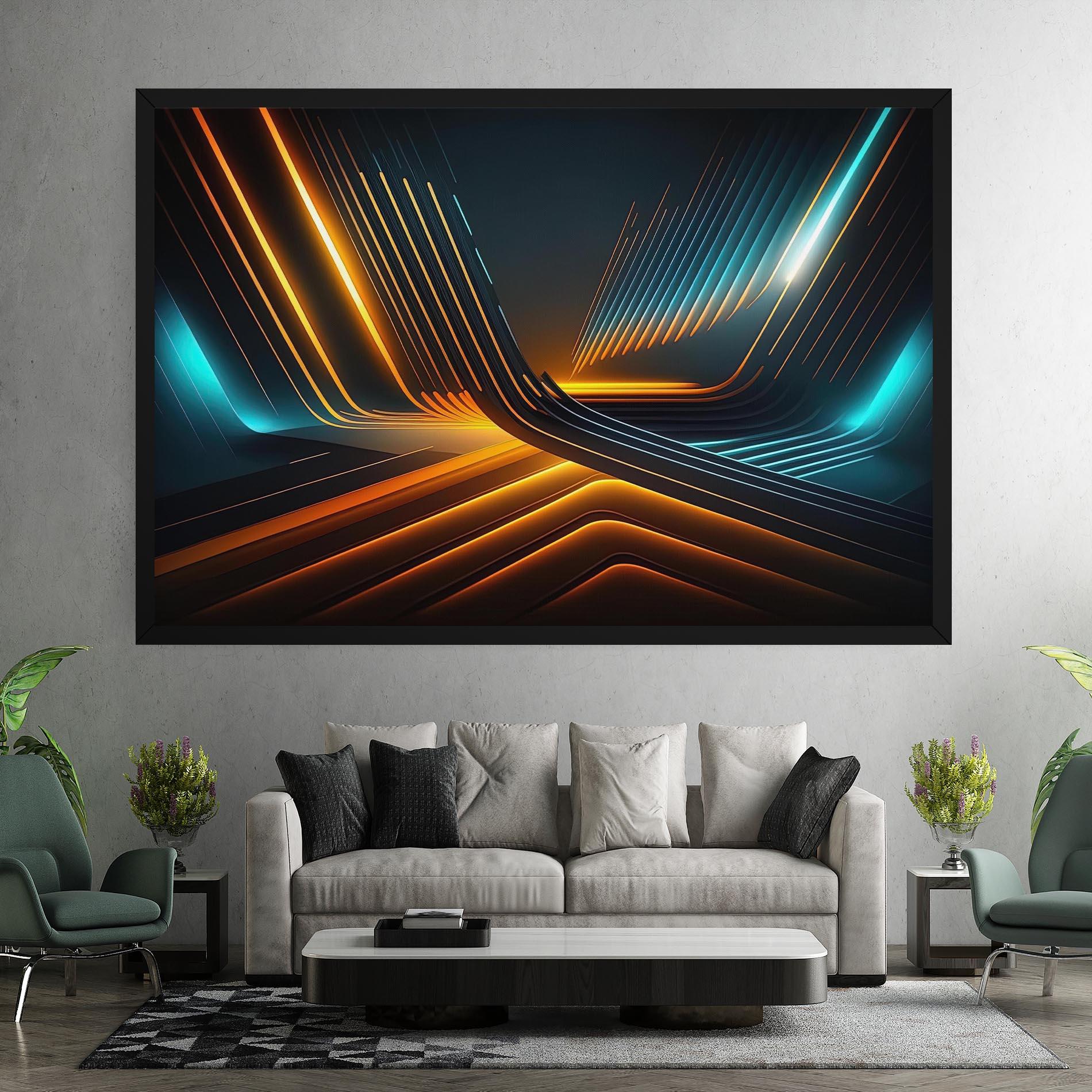 Tablou Canvas Futuristic Background mockup 7