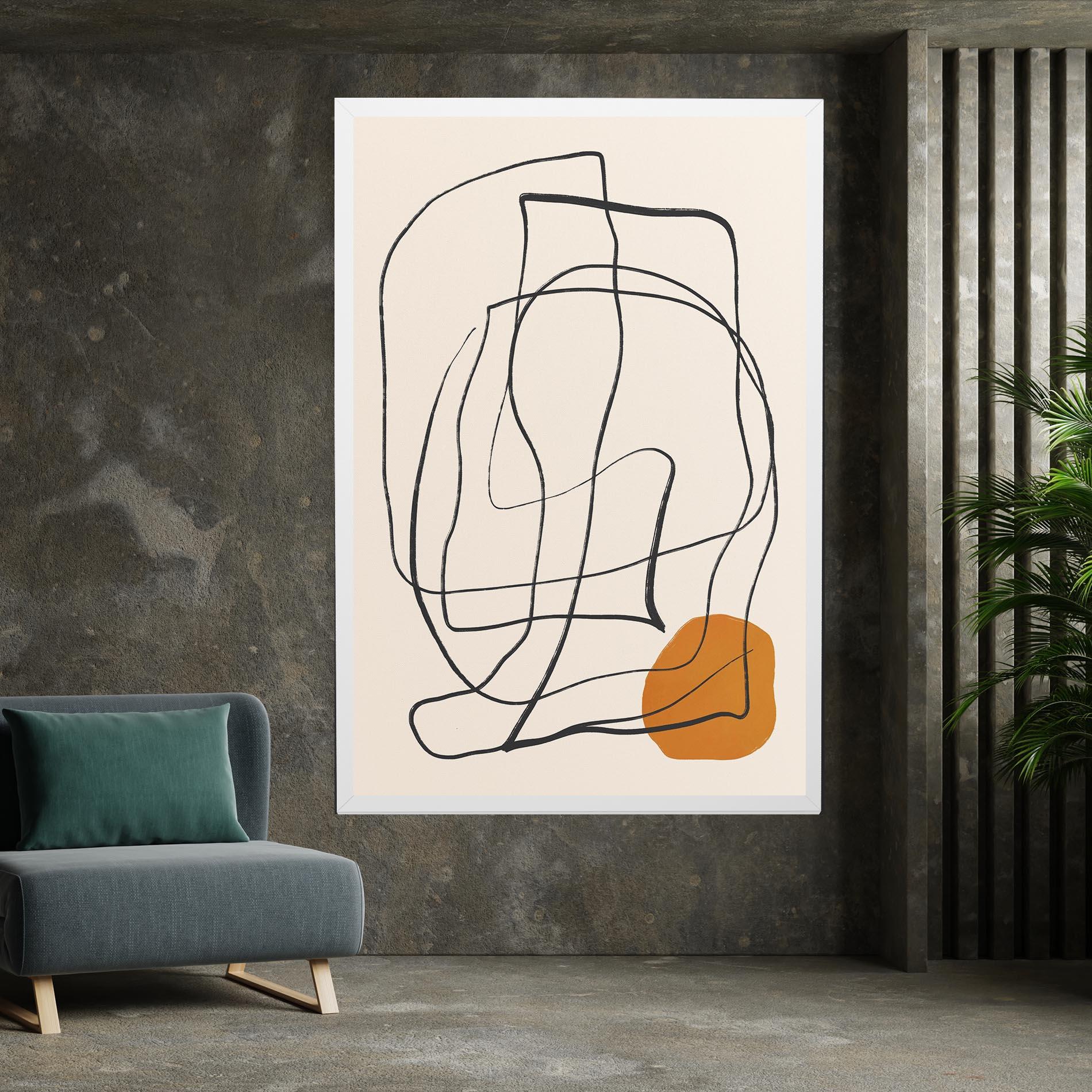 Tablou Canvas Handdrawn Lines mockup 7