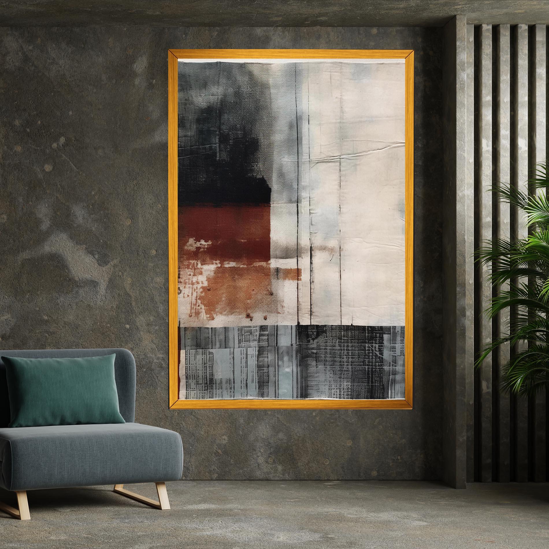 Tablou Canvas Abstract Painting mockup 7