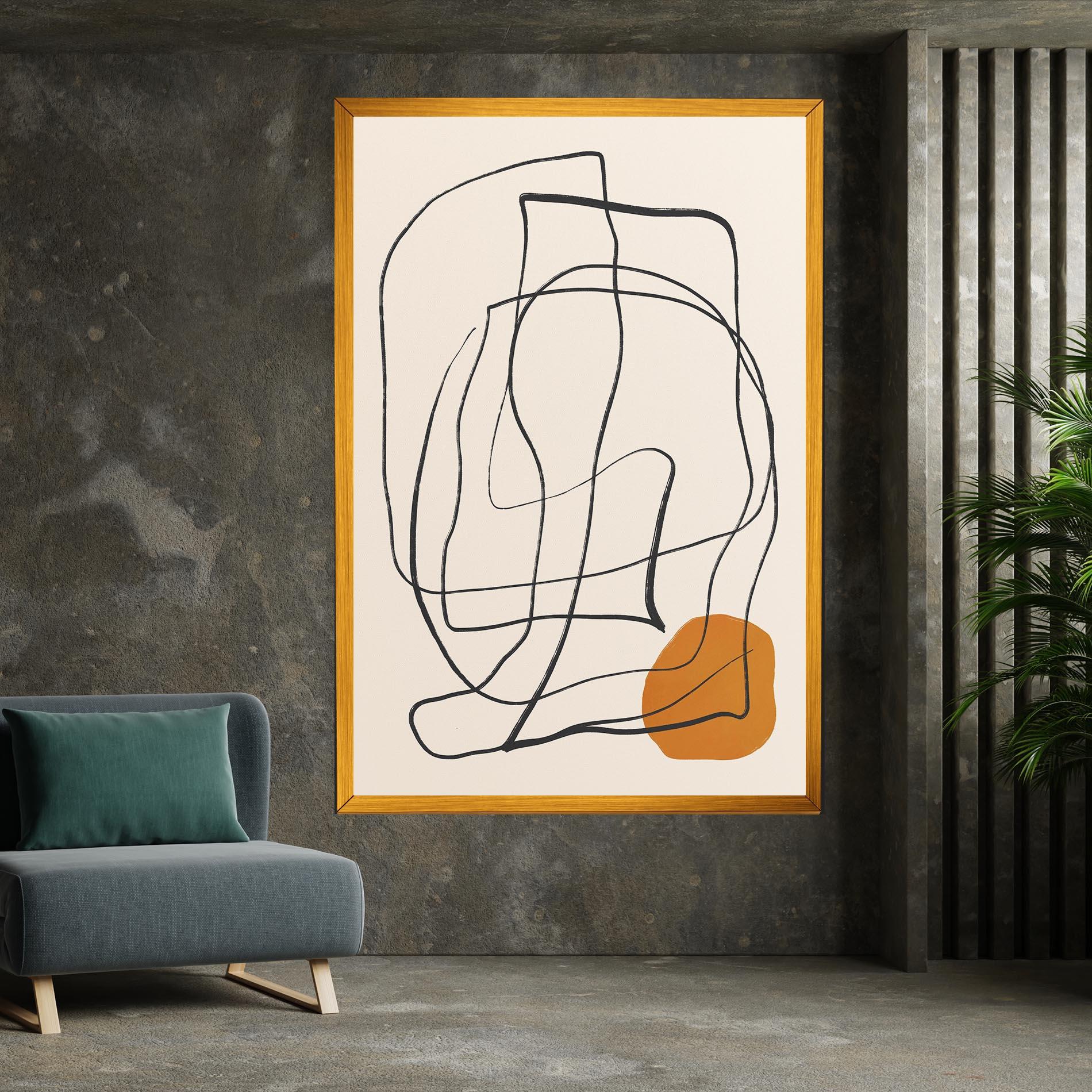 Tablou Canvas Handdrawn Lines mockup 7