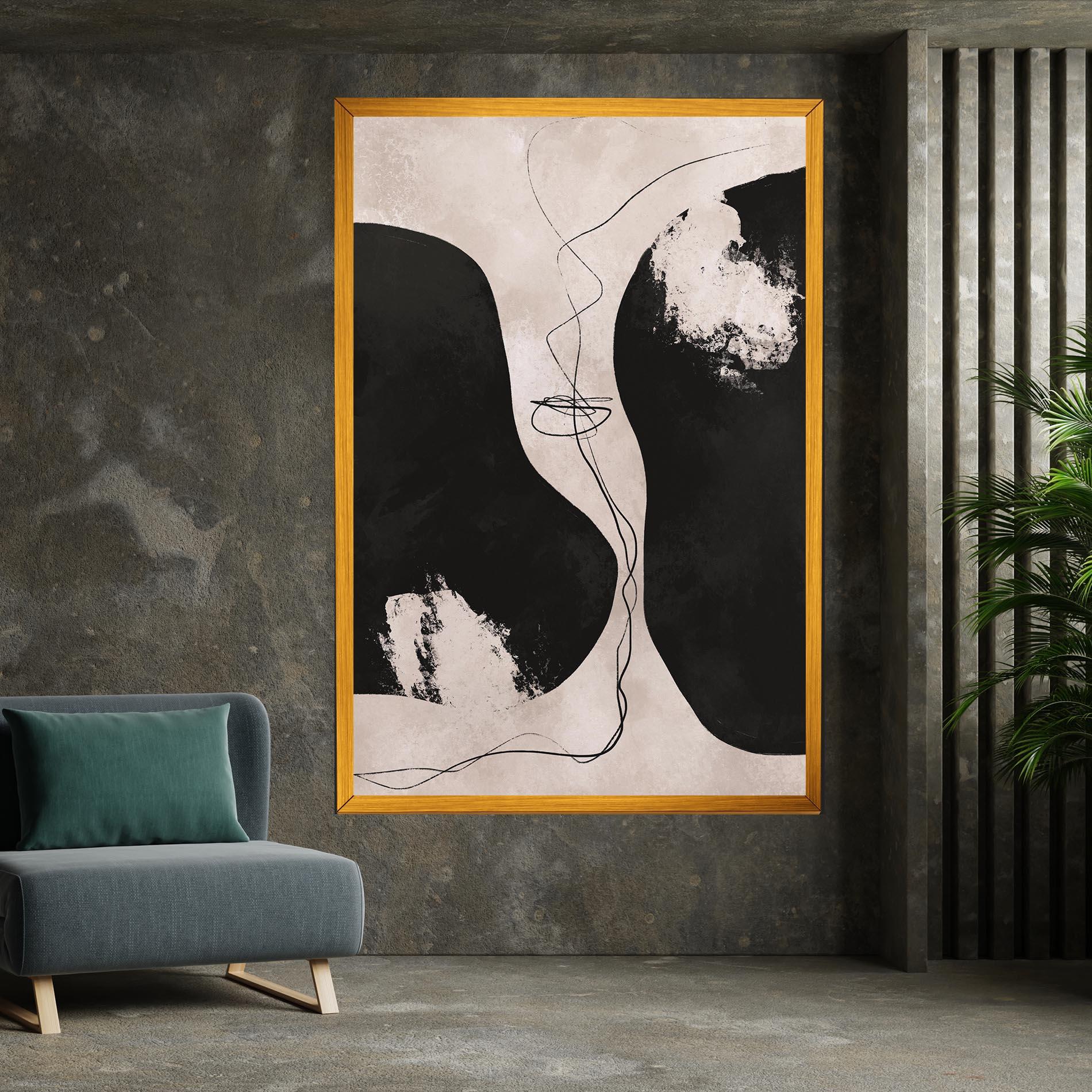 Tablou Canvas Modern Brushstrokes mockup 7