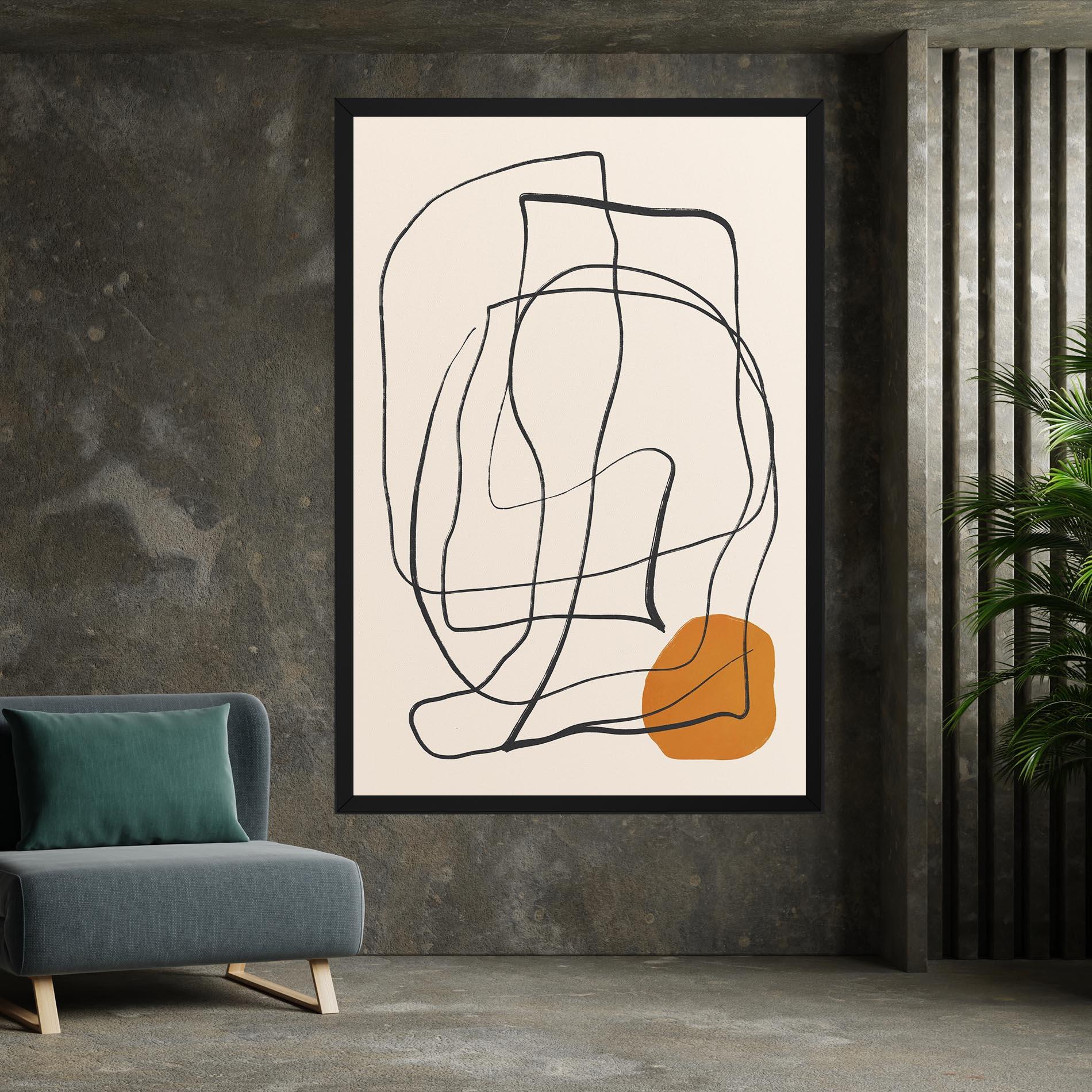 Tablou Canvas Handdrawn Lines mockup 7