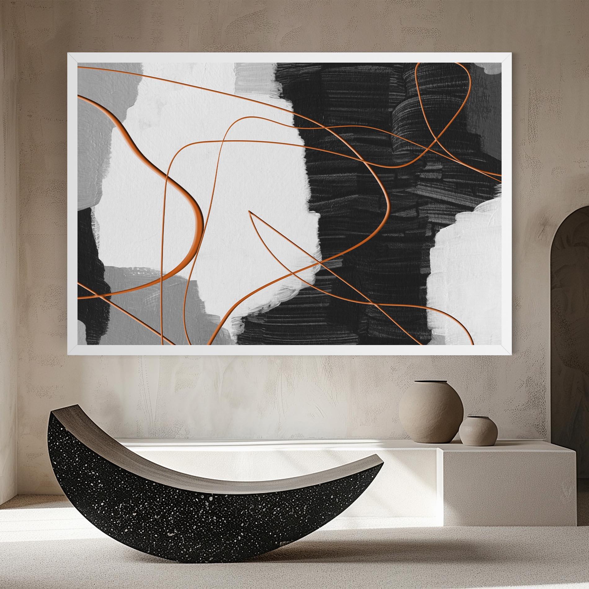 Tablou Canvas Abstract Ink Painting mockup 8